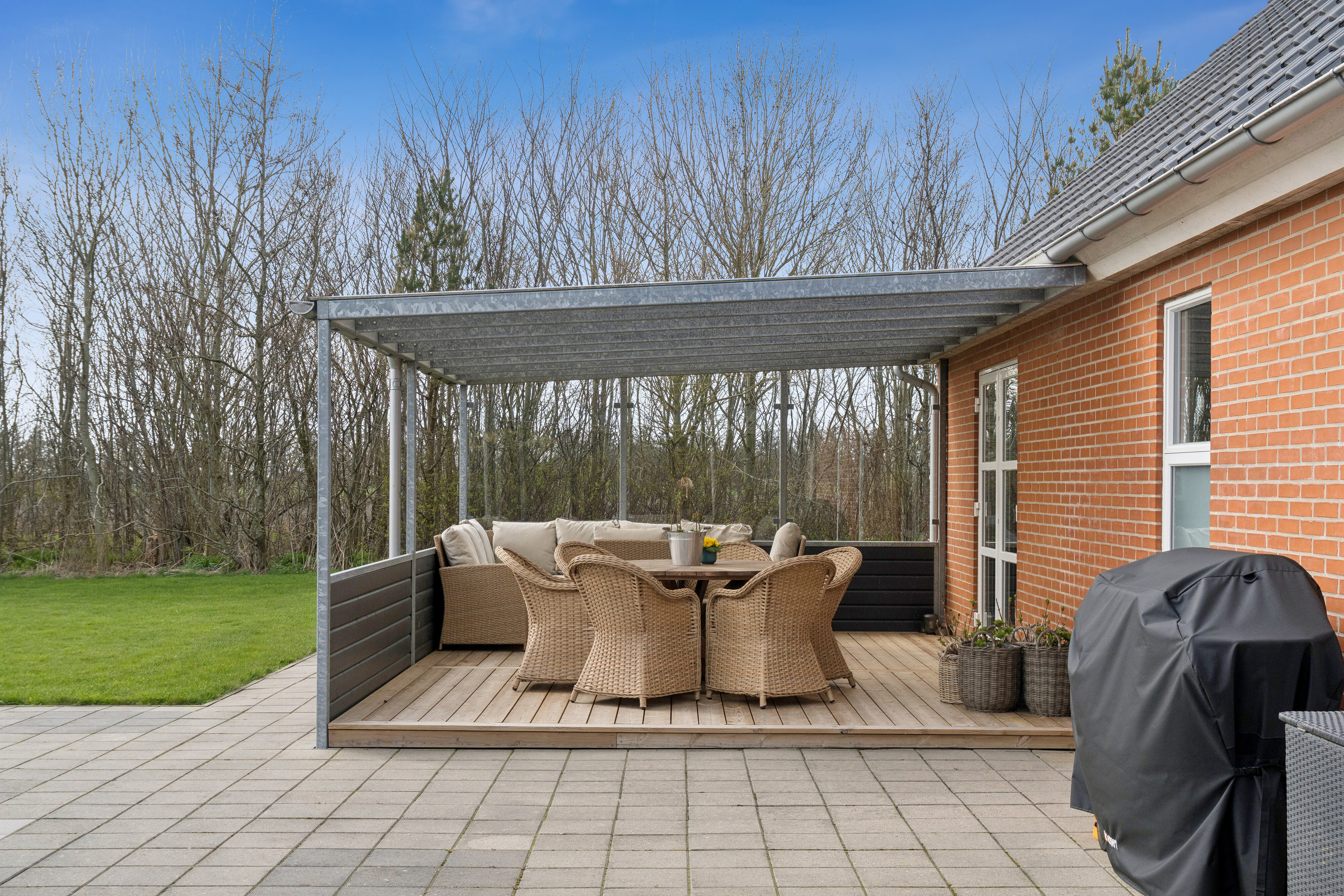 Fremhævet terrasse billede i fuldskærmstilstand. Billede af Trapsandevej 21, Vang, 7700 Thisted