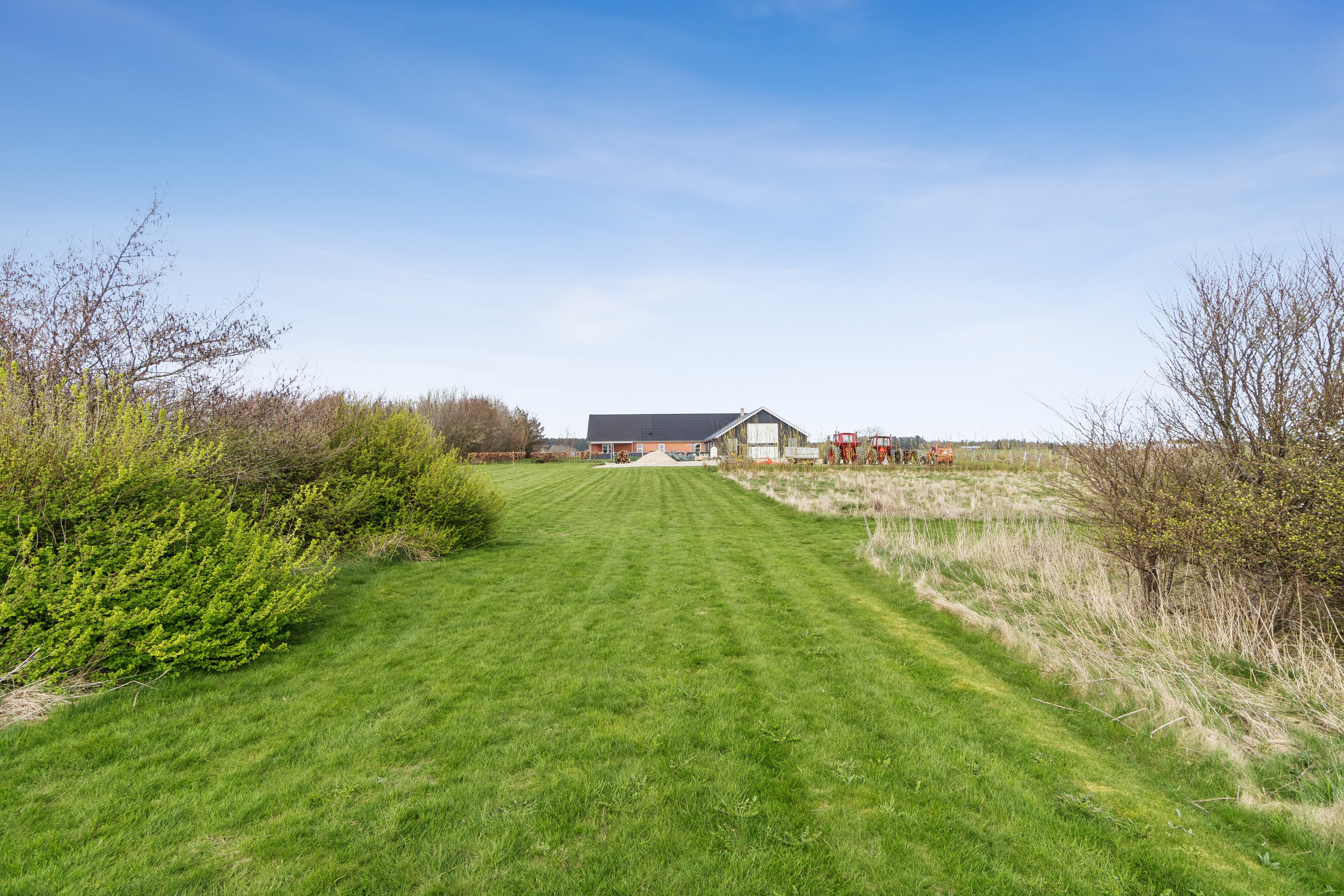 Fremhævet set fra haven billede i fuldskærmstilstand. Billede af Trapsandevej 21, Vang, 7700 Thisted