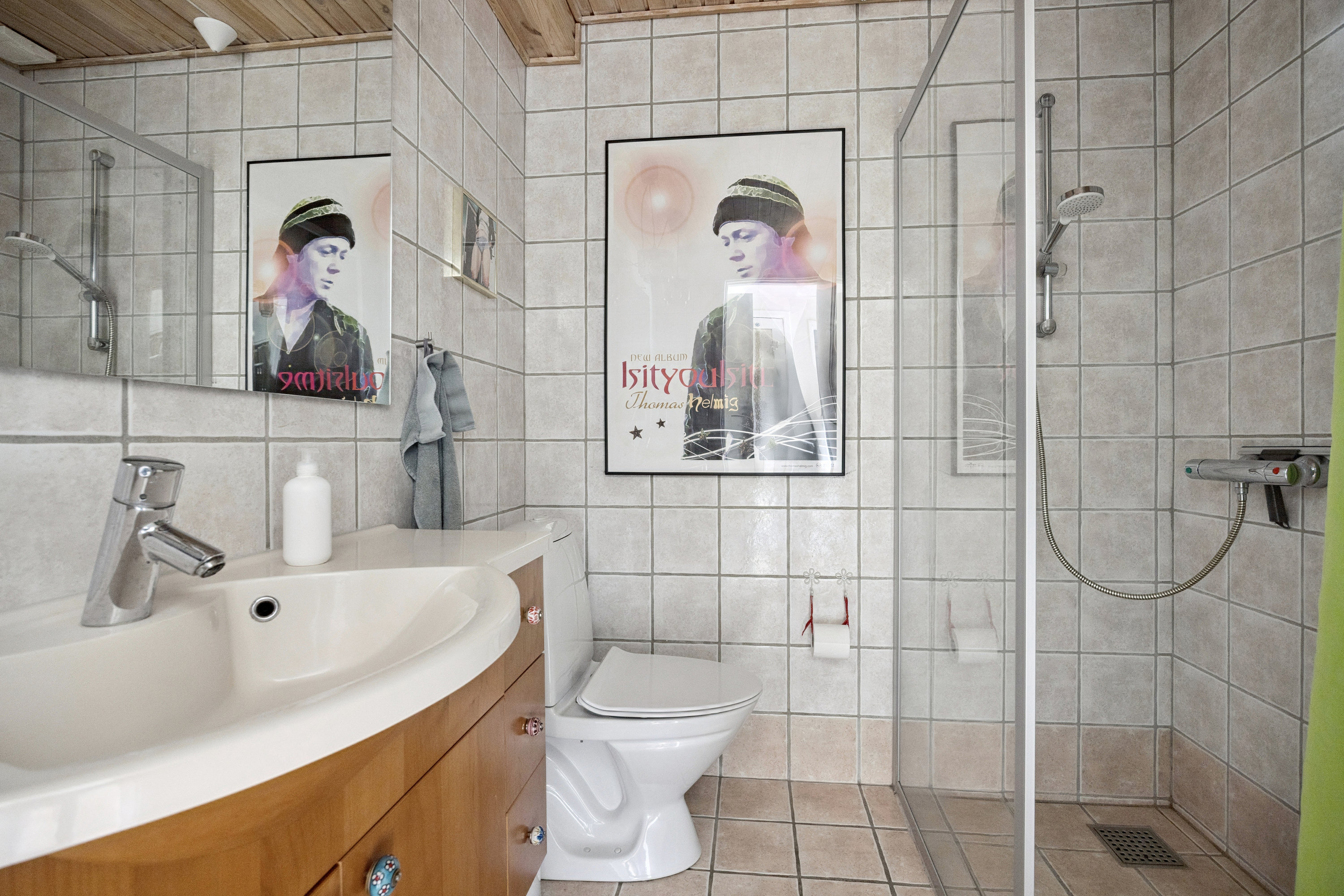 Fremhævet badeværelse billede i fuldskærmstilstand. Billede af Kornelparken 100, 9310 Vodskov