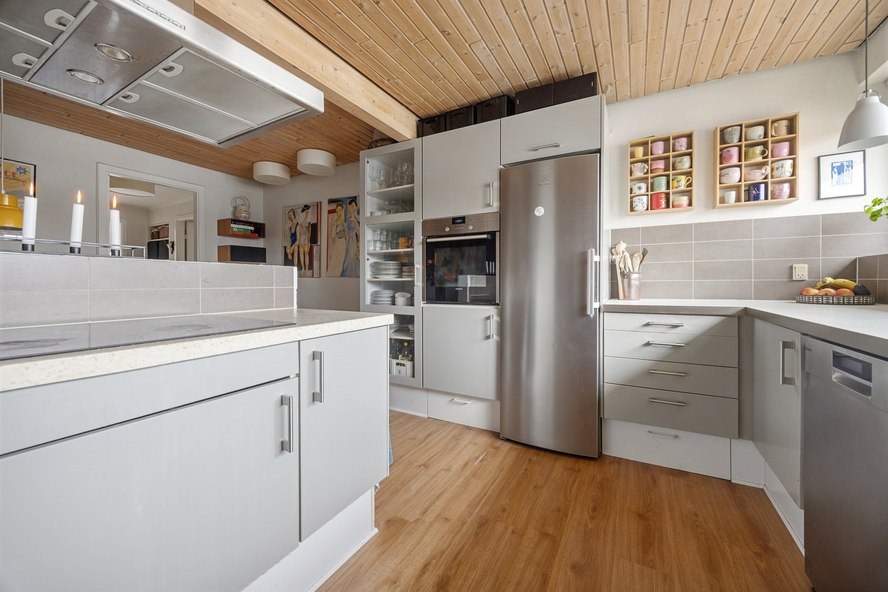 Fremhævet køkken billede i fuldskærmstilstand. Billede af Kornelparken 100, 9310 Vodskov