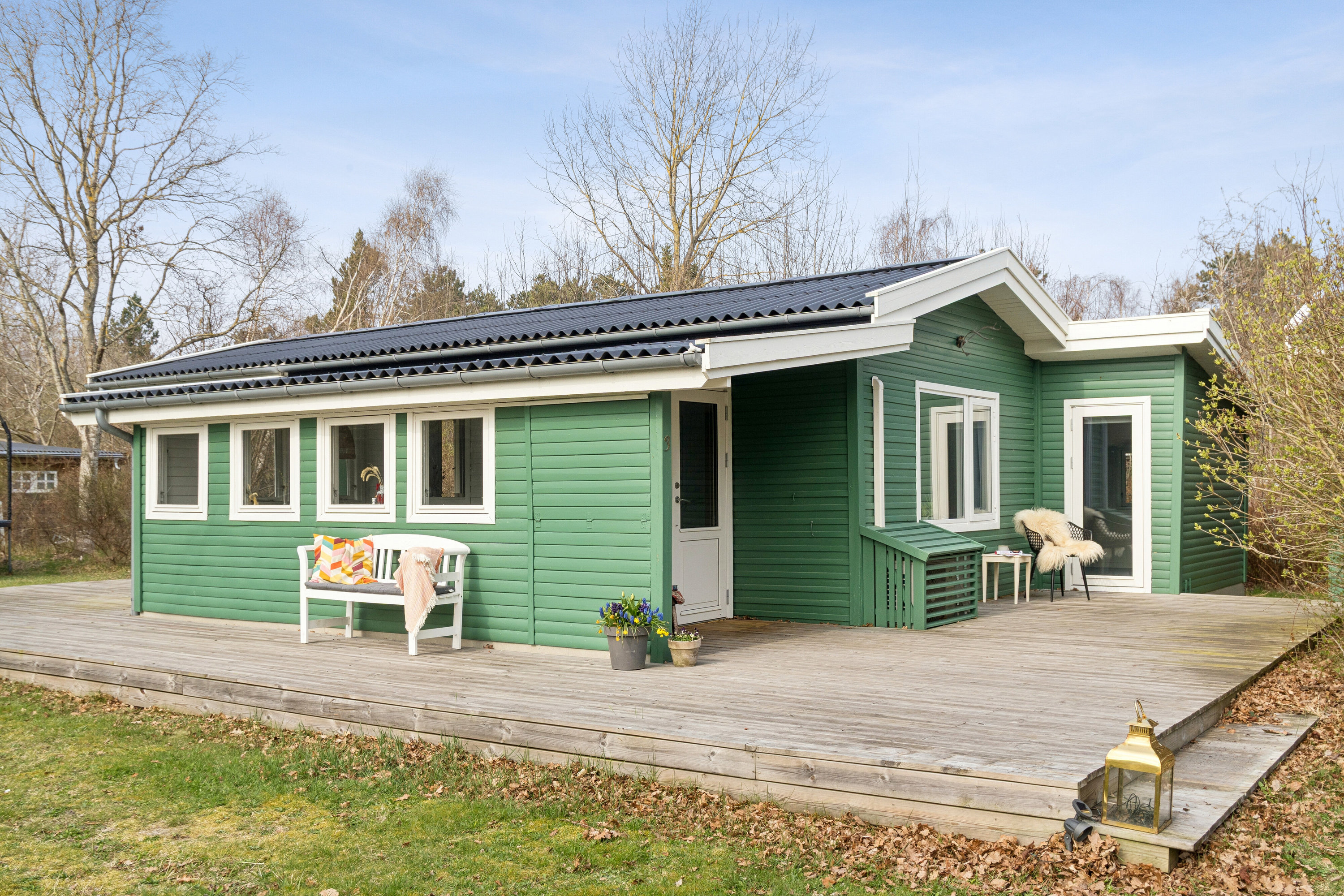 Fremhævet set fra haven billede i fuldskærmstilstand. Billede af Herlufholmsvej 3, Højby Lyng, 4573 Højby