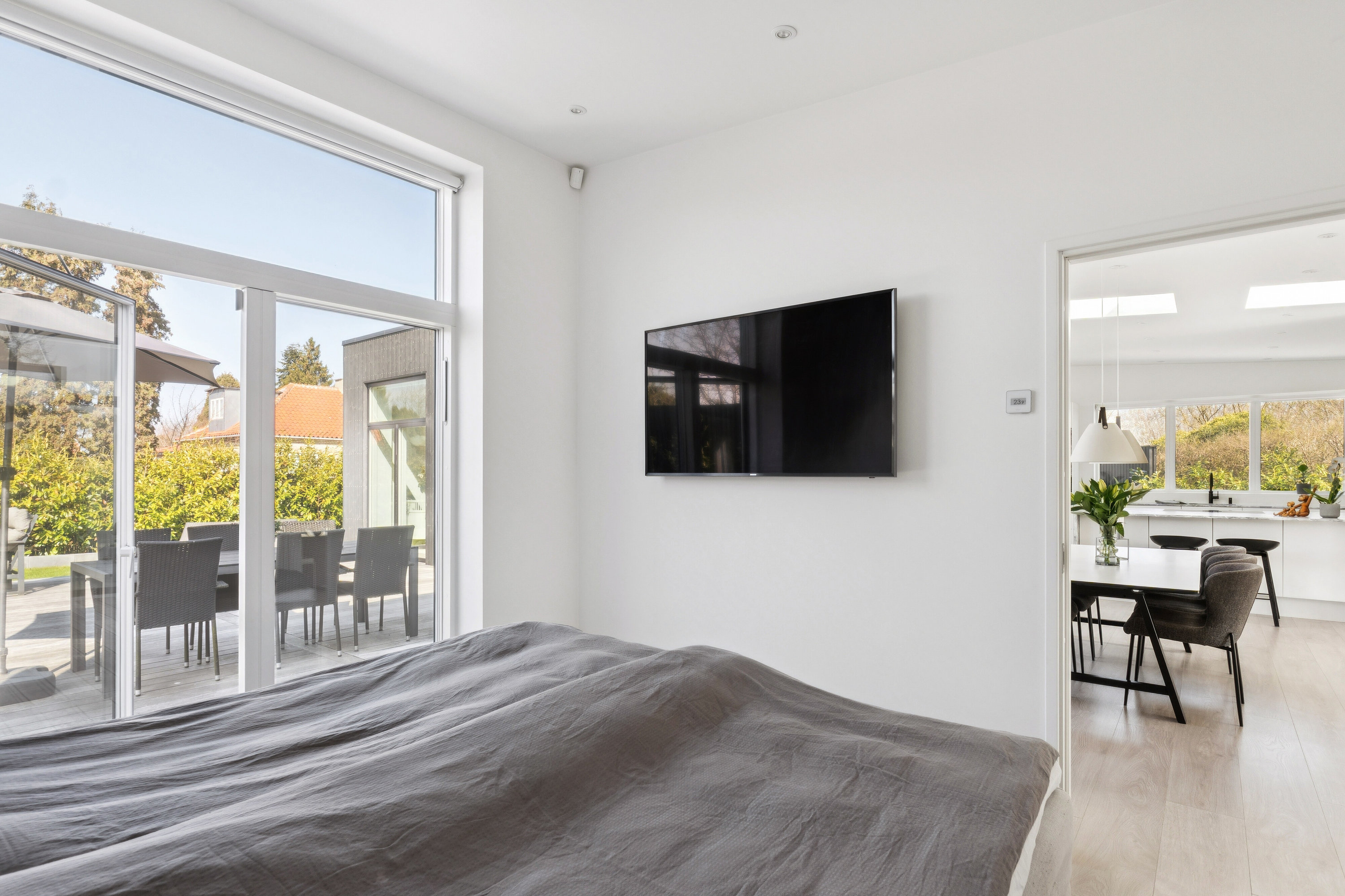 Fremhævet soveværelse billede i fuldskærmstilstand. Billede af Lyngholmsvej 8, 2800 Kongens Lyngby