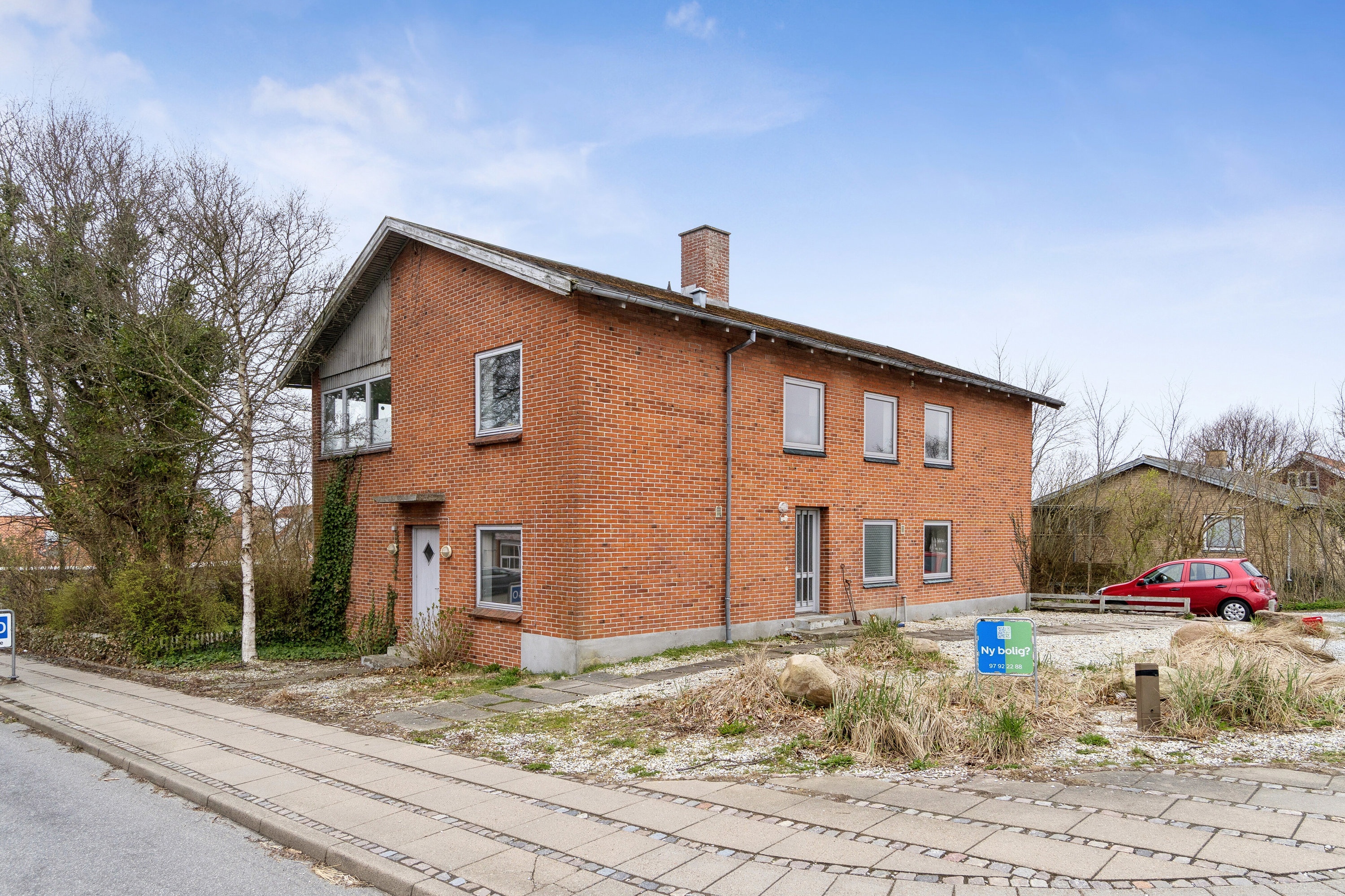 Fremhævet set fra vejen billede i fuldskærmstilstand. Billede af Thylandsvej 28, st.., 7700 Thisted