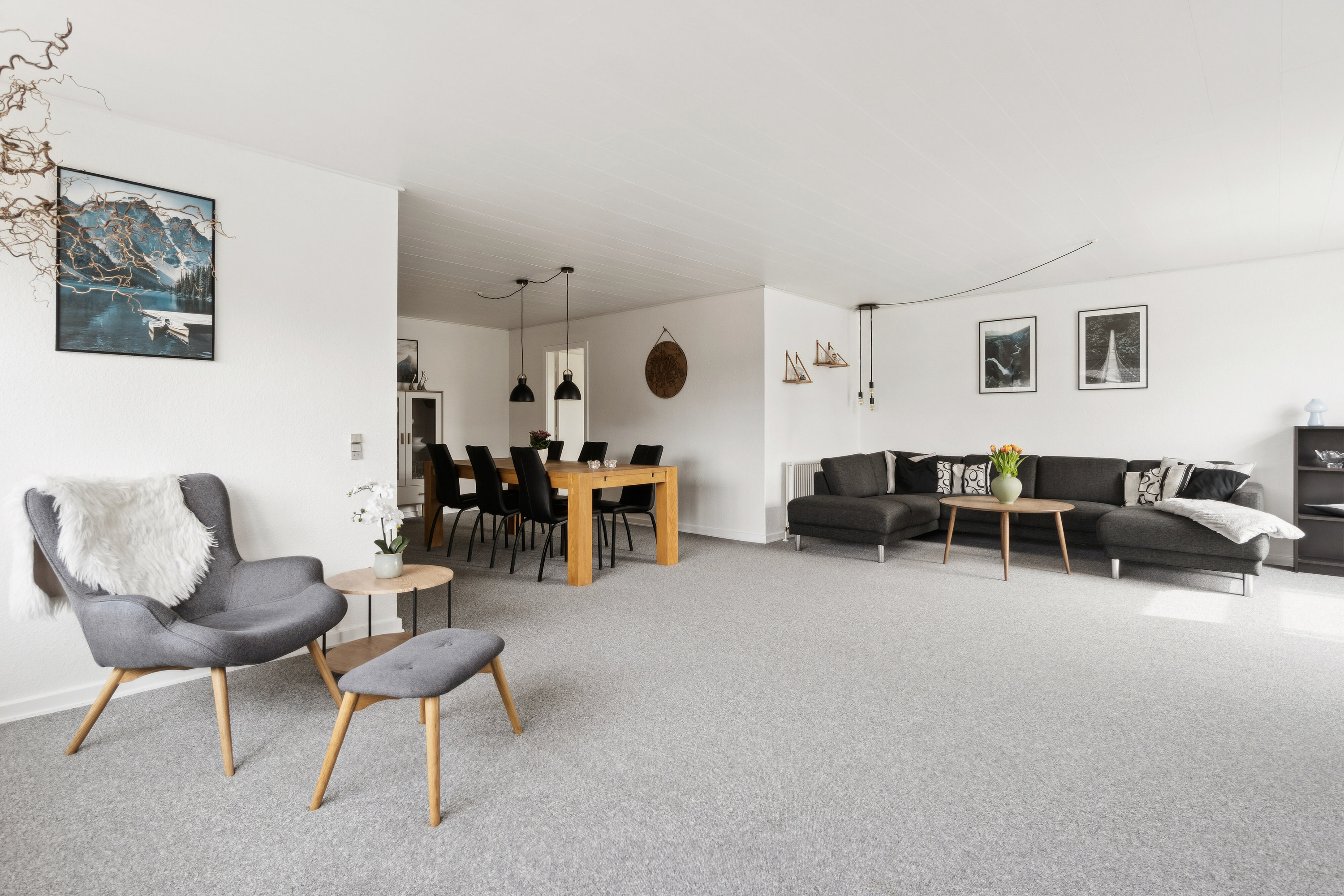 Fremhævet stue billede i fuldskærmstilstand. Billede af Finlandsgade 71, 7430 Ikast