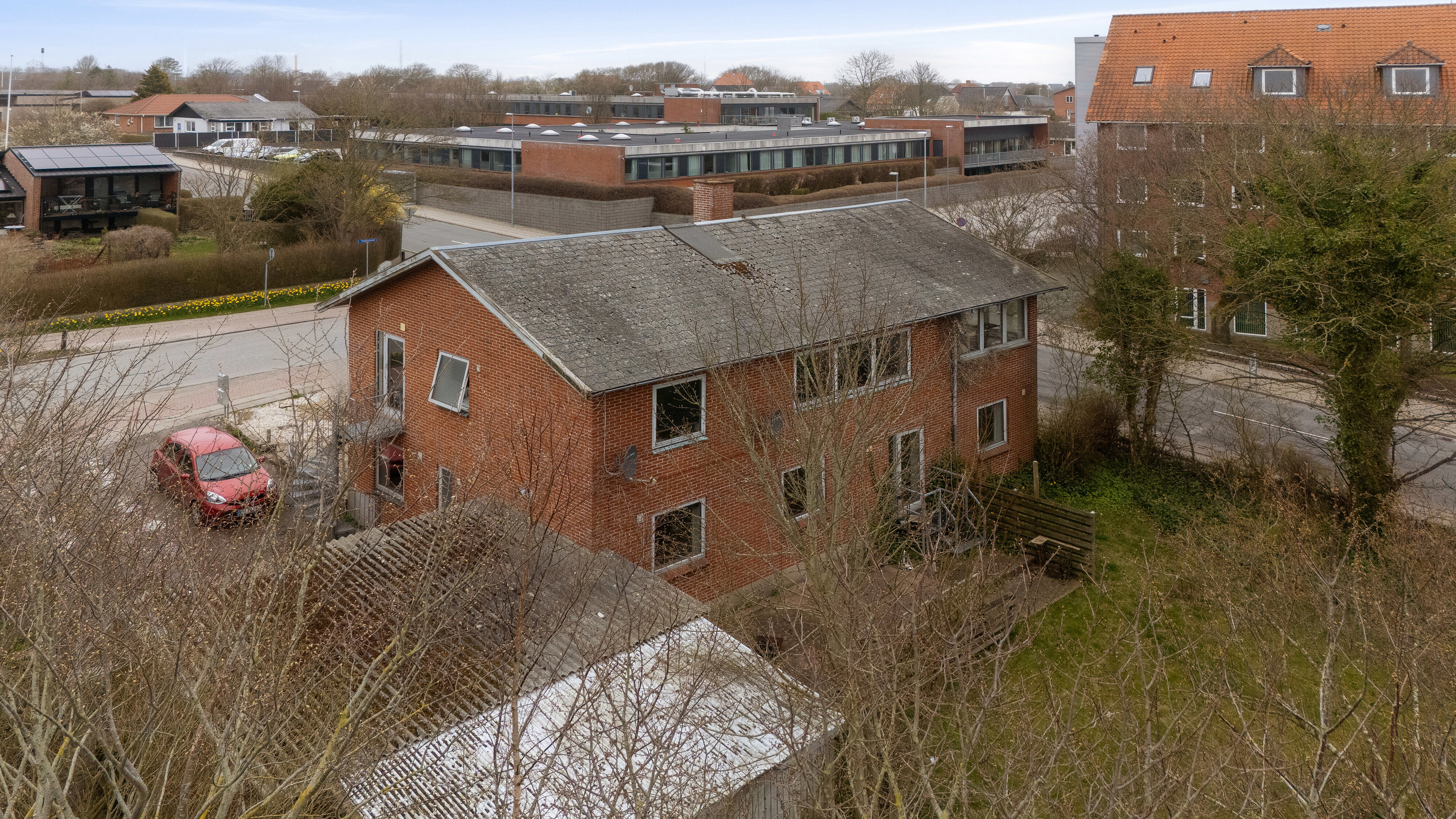 Fremhævet luftfoto billede i fuldskærmstilstand. Billede af Thylandsvej 28, st.., 7700 Thisted