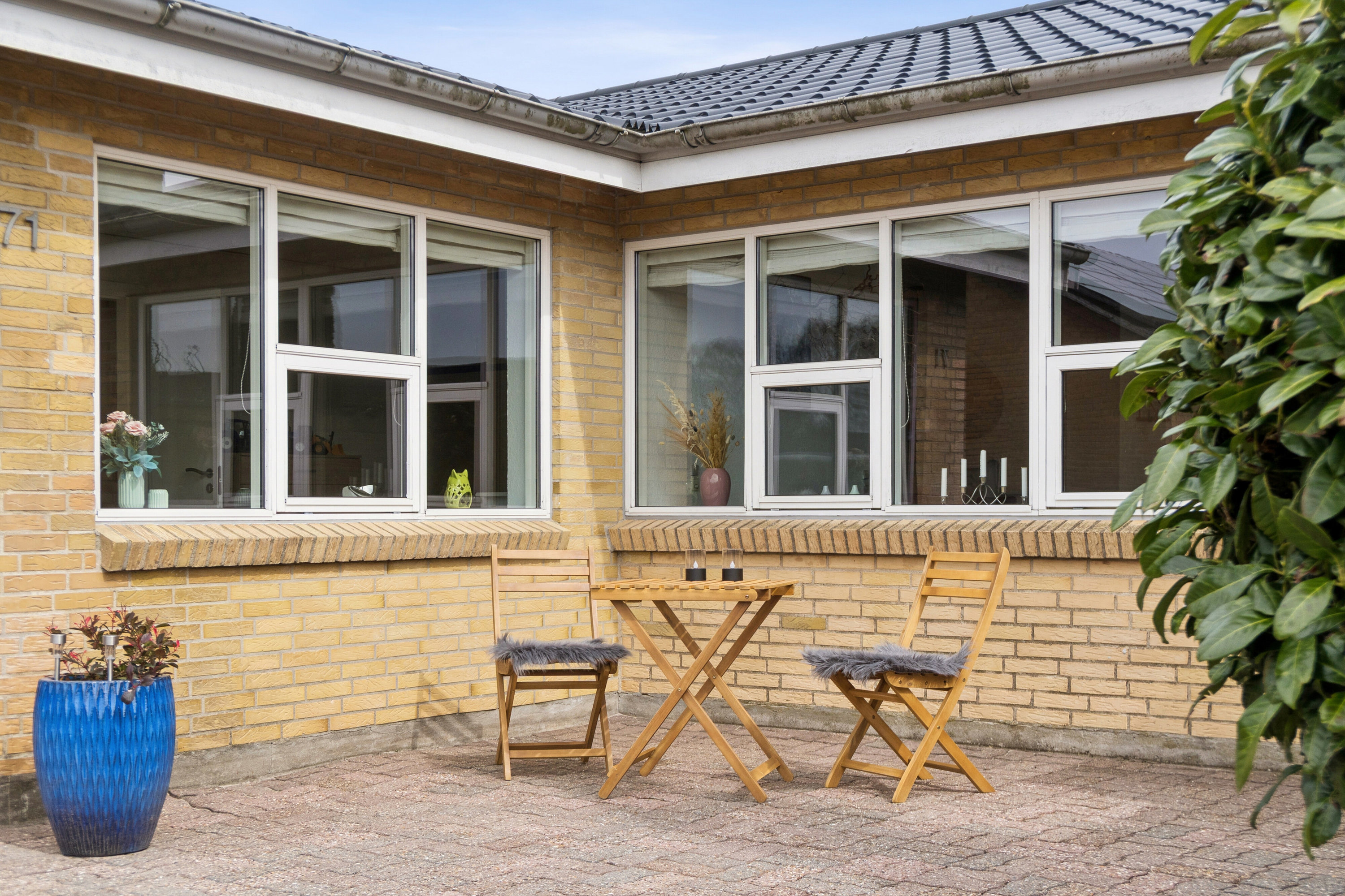 Fremhævet terrasse billede i fuldskærmstilstand. Billede af Finlandsgade 71, 7430 Ikast