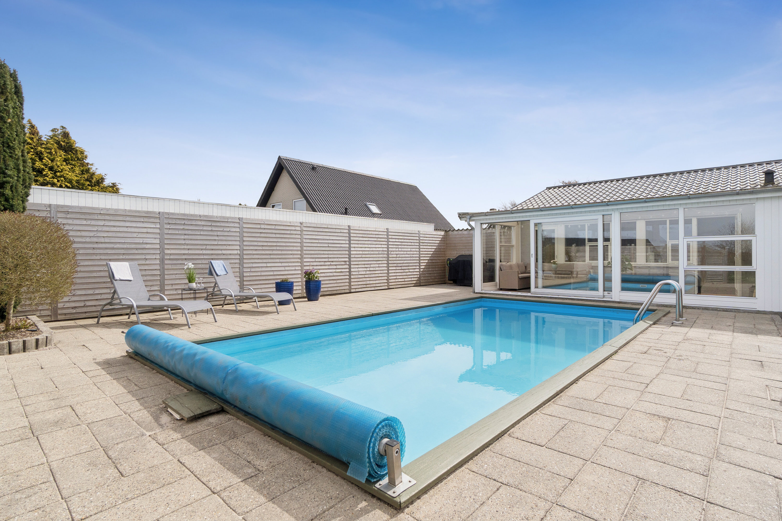 Fremhævet swimmingpool billede i fuldskærmstilstand. Billede af Finlandsgade 71, 7430 Ikast