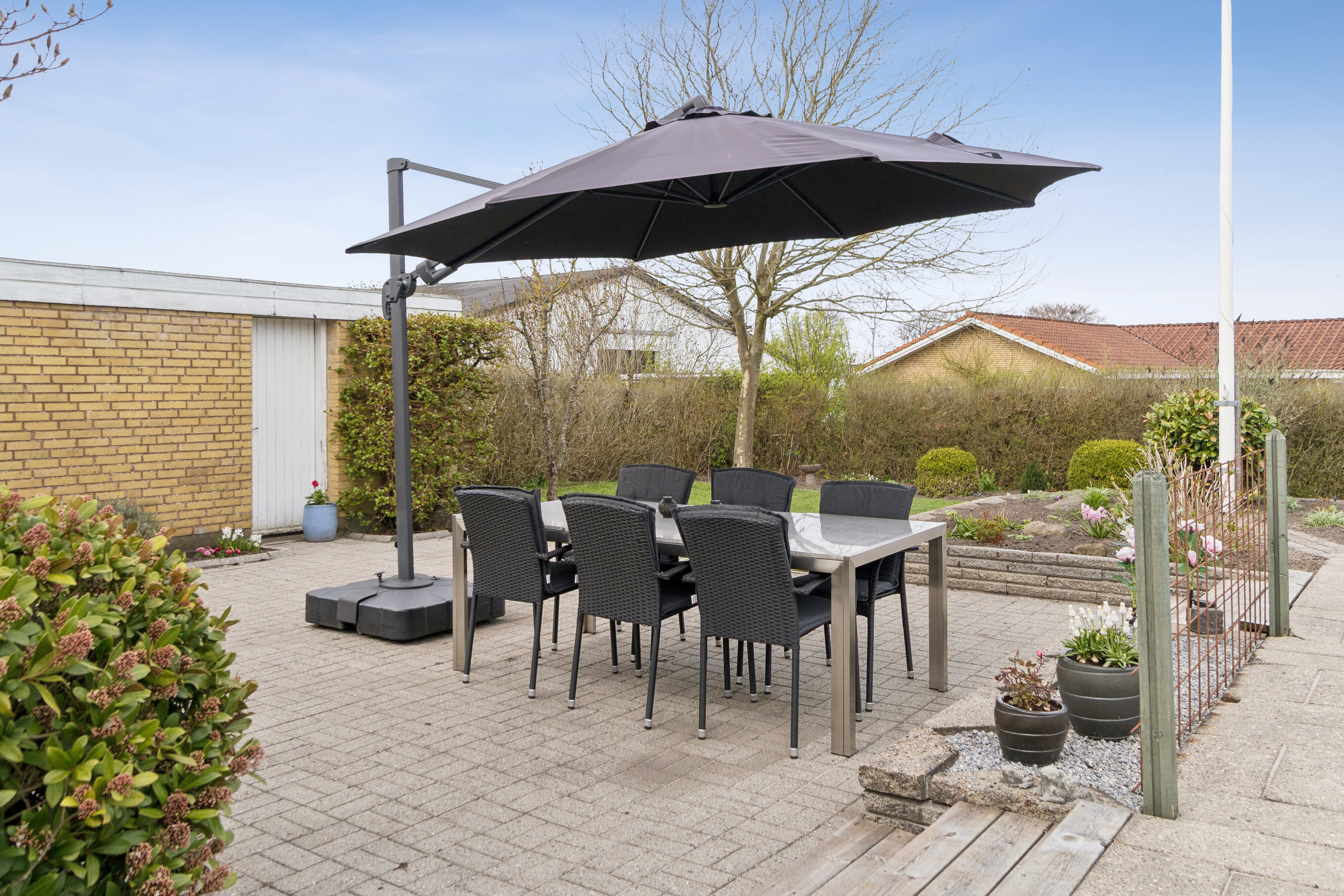 Fremhævet terrasse billede i fuldskærmstilstand. Billede af Finlandsgade 71, 7430 Ikast