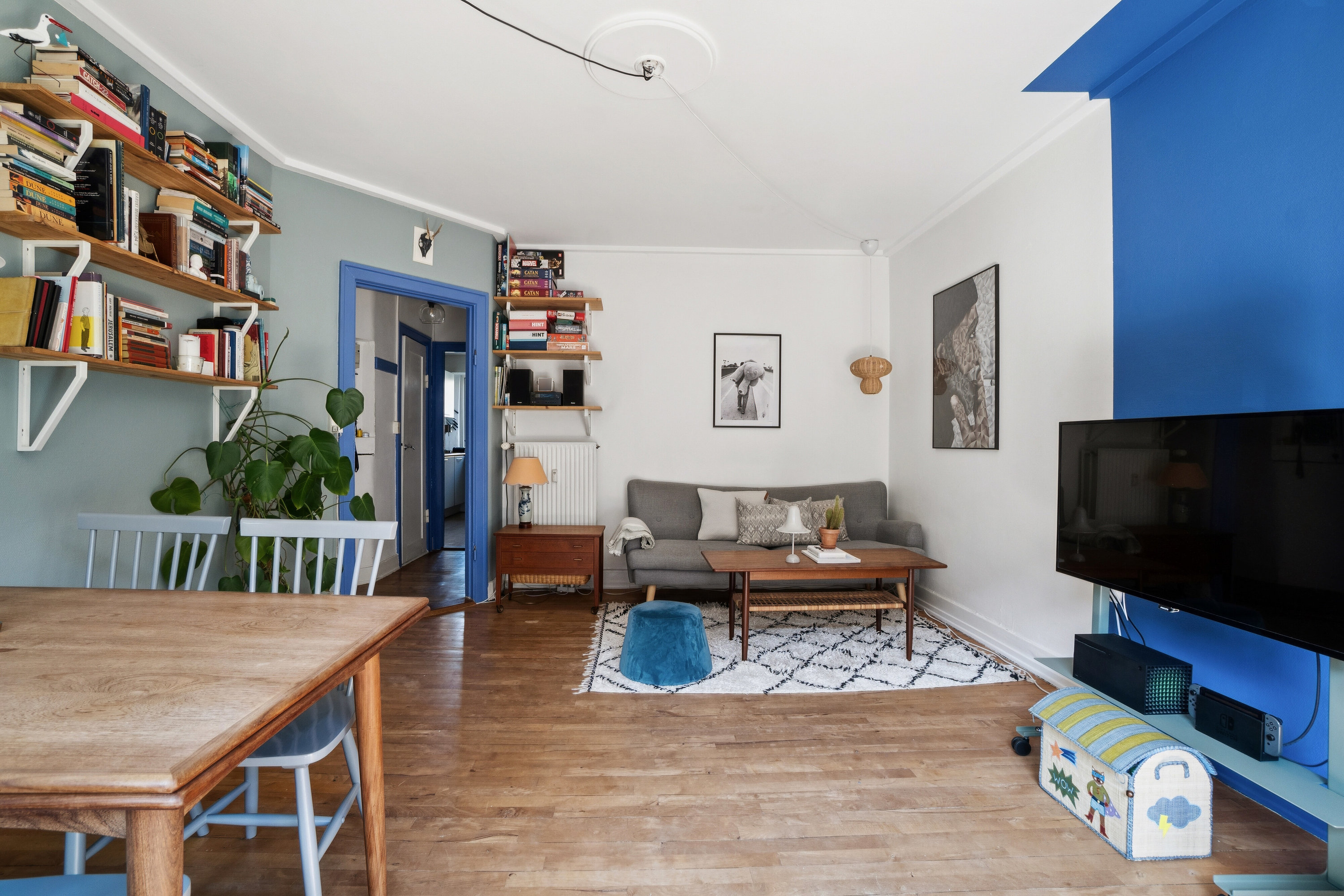 Fremhævet spisestue billede i fuldskærmstilstand. Billede af Johan Kellers Vej 42, 1. th., 2450 København SV