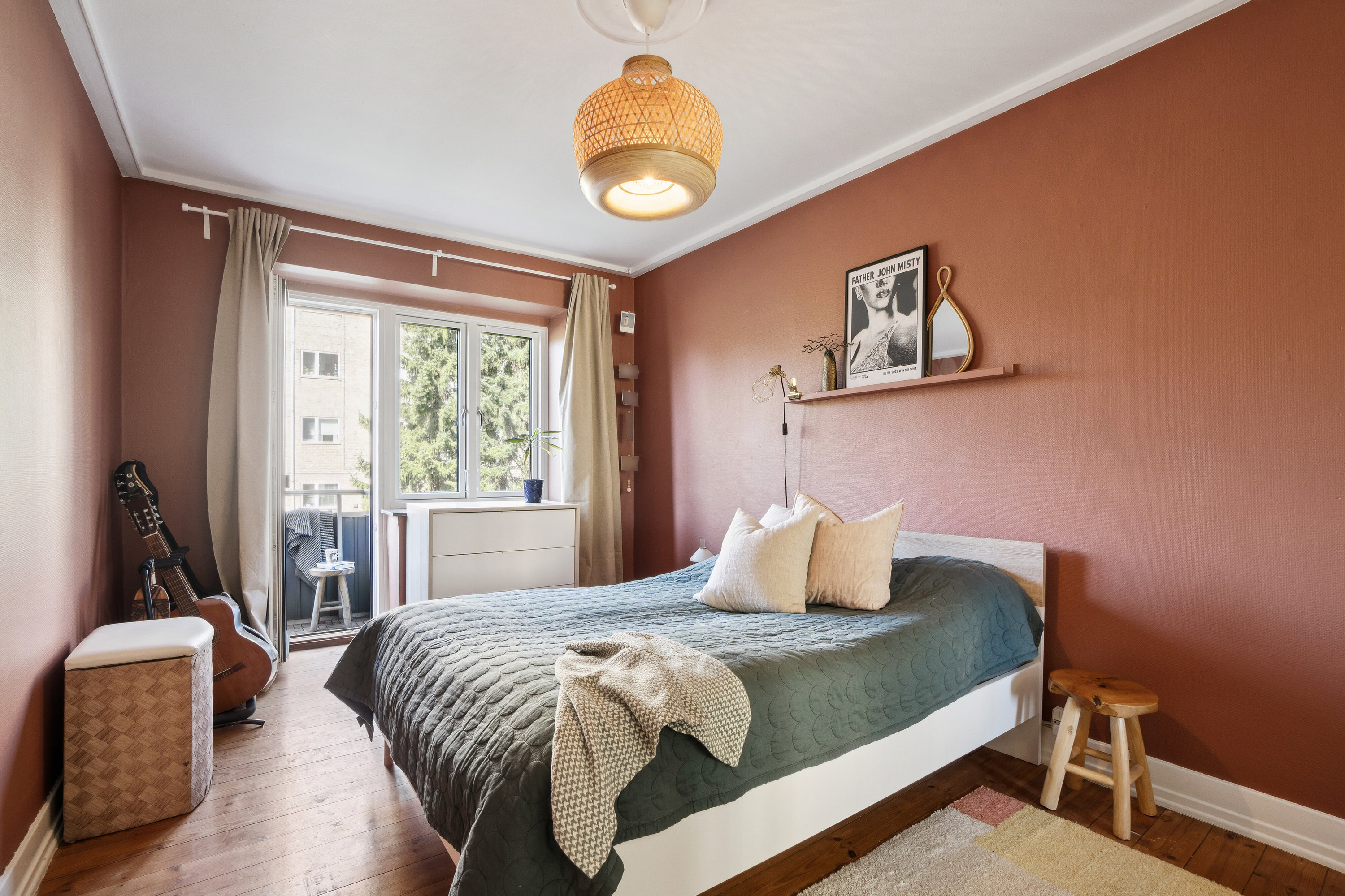 Fremhævet soveværelse billede i fuldskærmstilstand. Billede af Johan Kellers Vej 42, 1. th., 2450 København SV