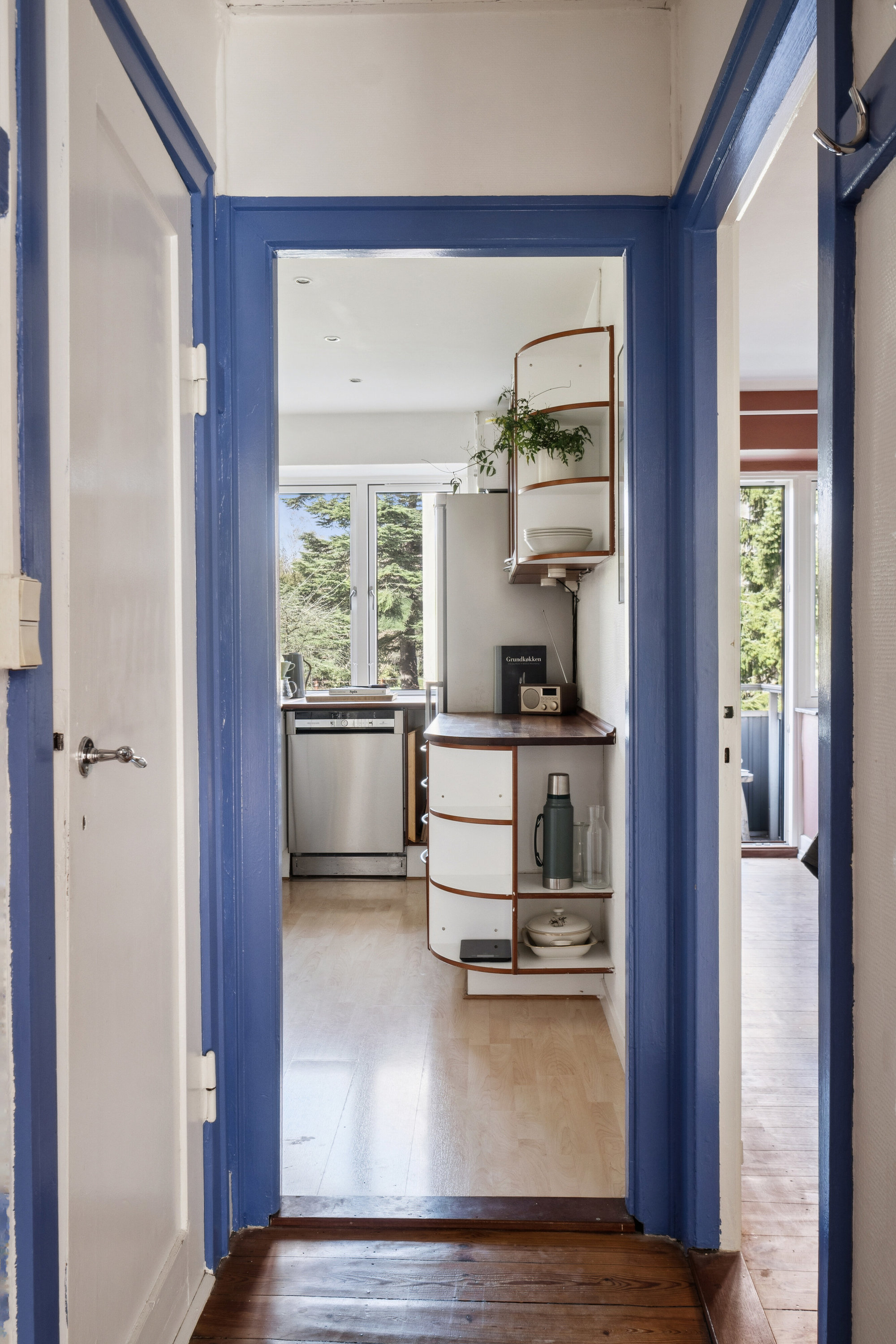 Fremhævet gang billede i fuldskærmstilstand. Billede af Johan Kellers Vej 42, 1. th., 2450 København SV