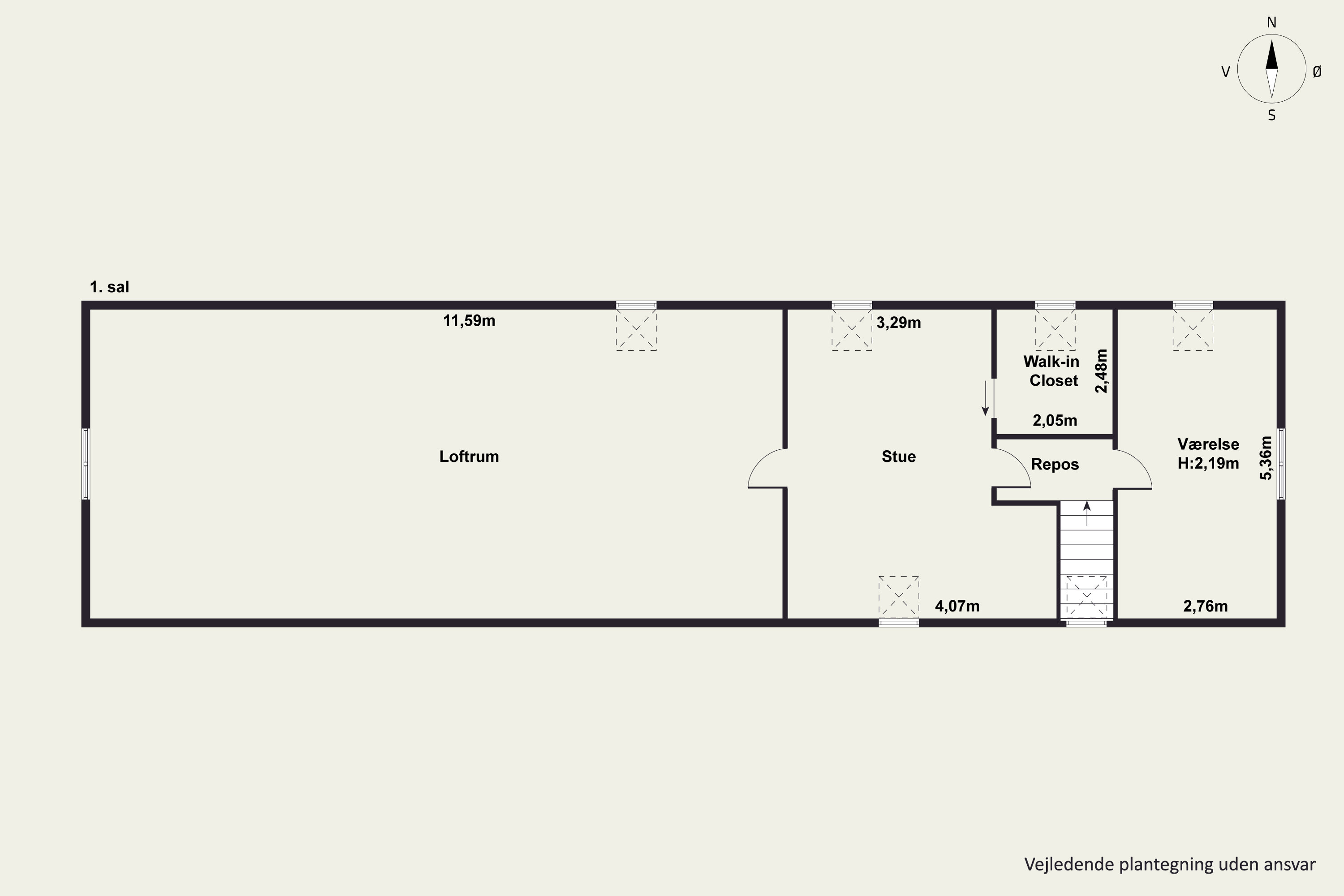 Plantegninger billede af Fiskbækvej 6, 8831 Løgstrup