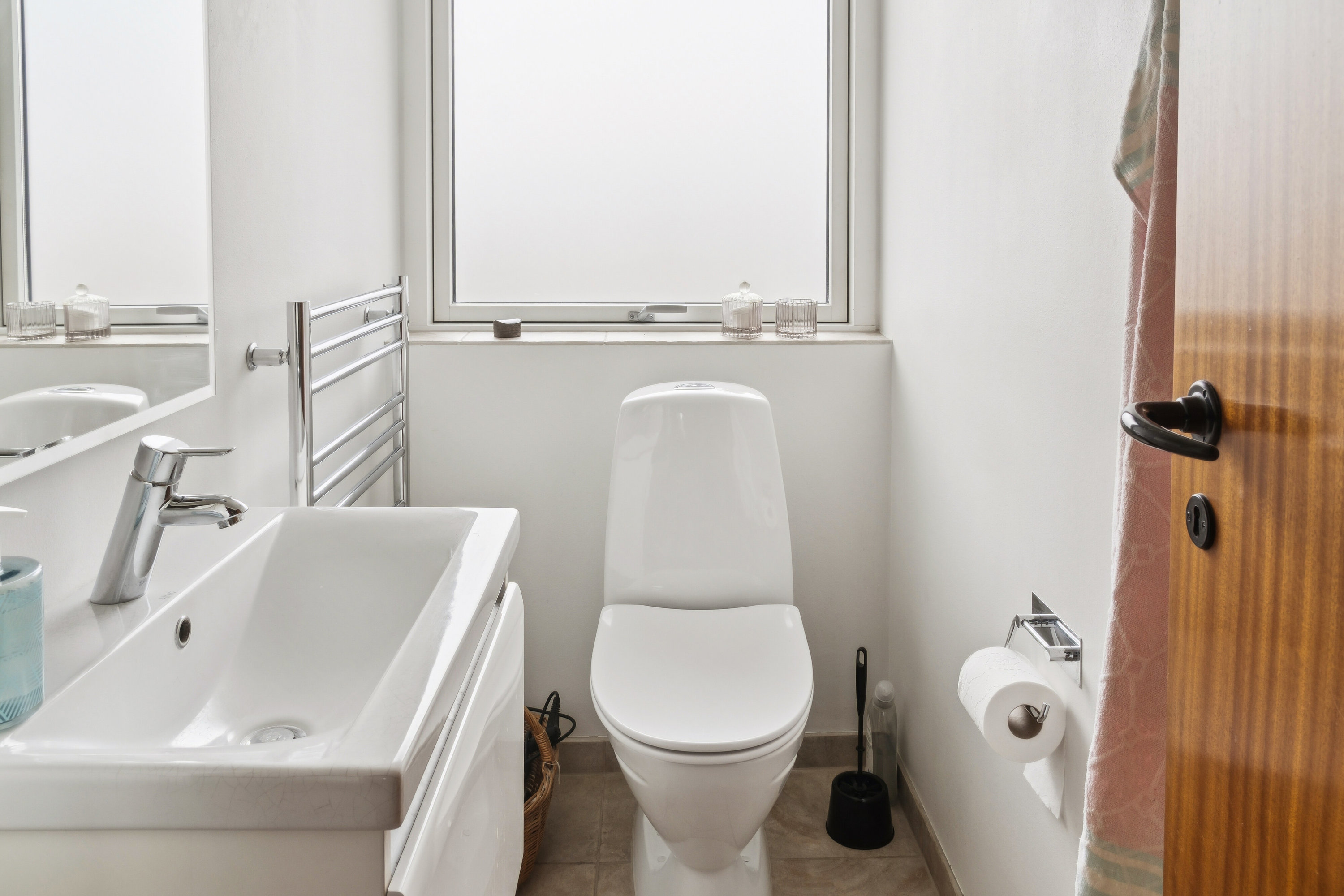 Fremhævet badeværelse billede i fuldskærmstilstand. Billede af Agervej 39, 8320 Mårslet