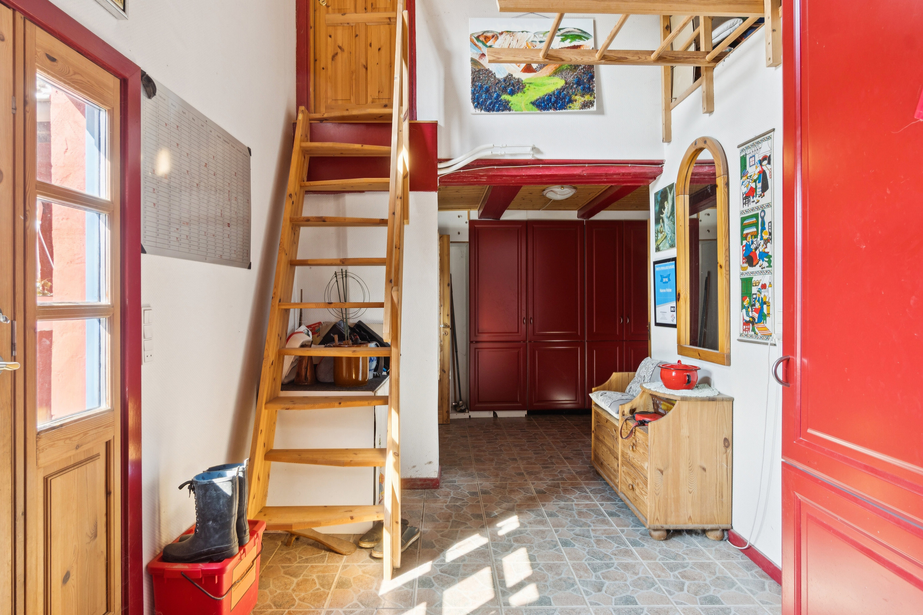 Fremhævet gang billede i fuldskærmstilstand. Billede af Rendebakken 11, Gelsted, 4160 Herlufmagle