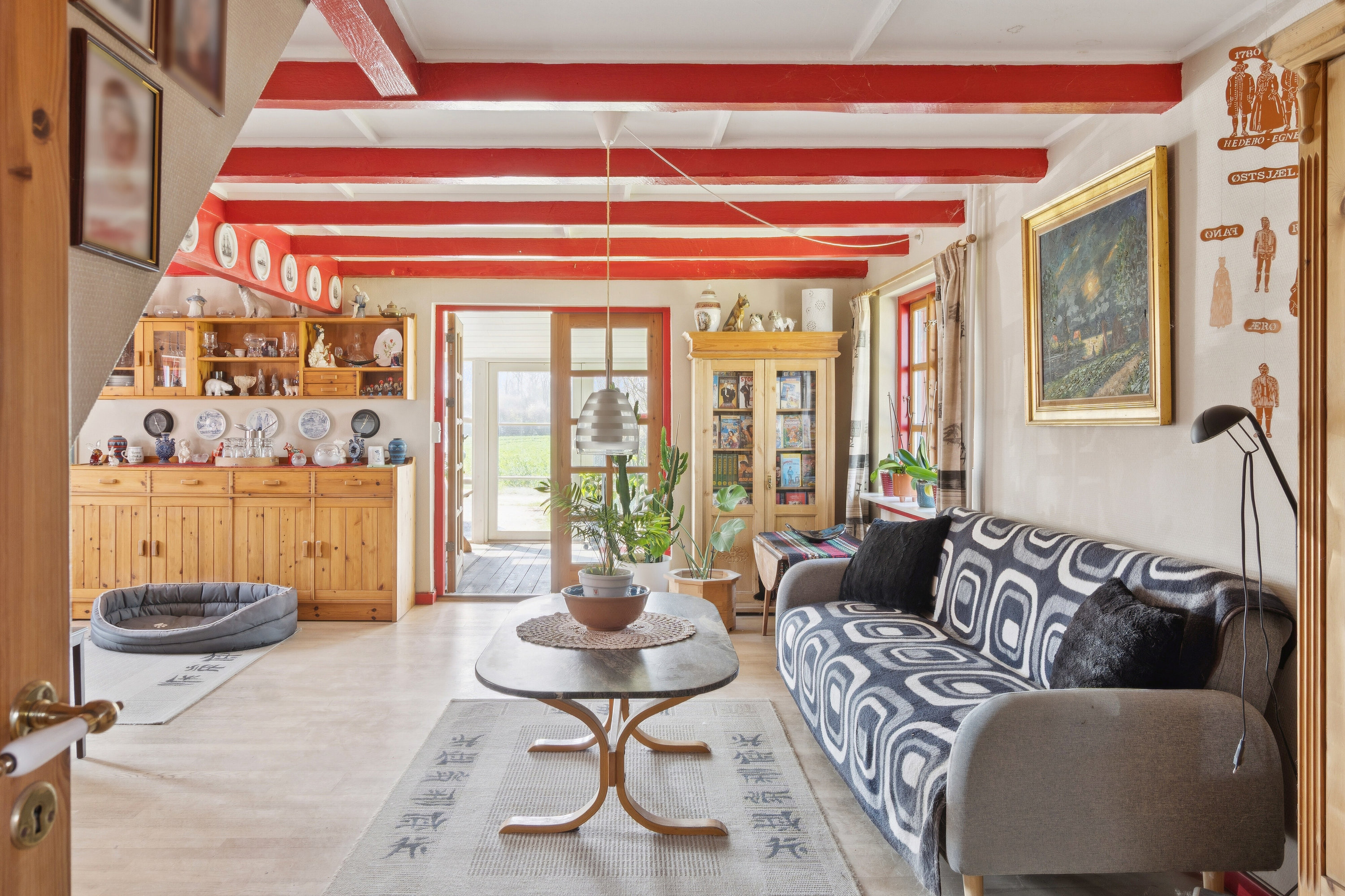 Fremhævet stue billede i fuldskærmstilstand. Billede af Rendebakken 11, Gelsted, 4160 Herlufmagle