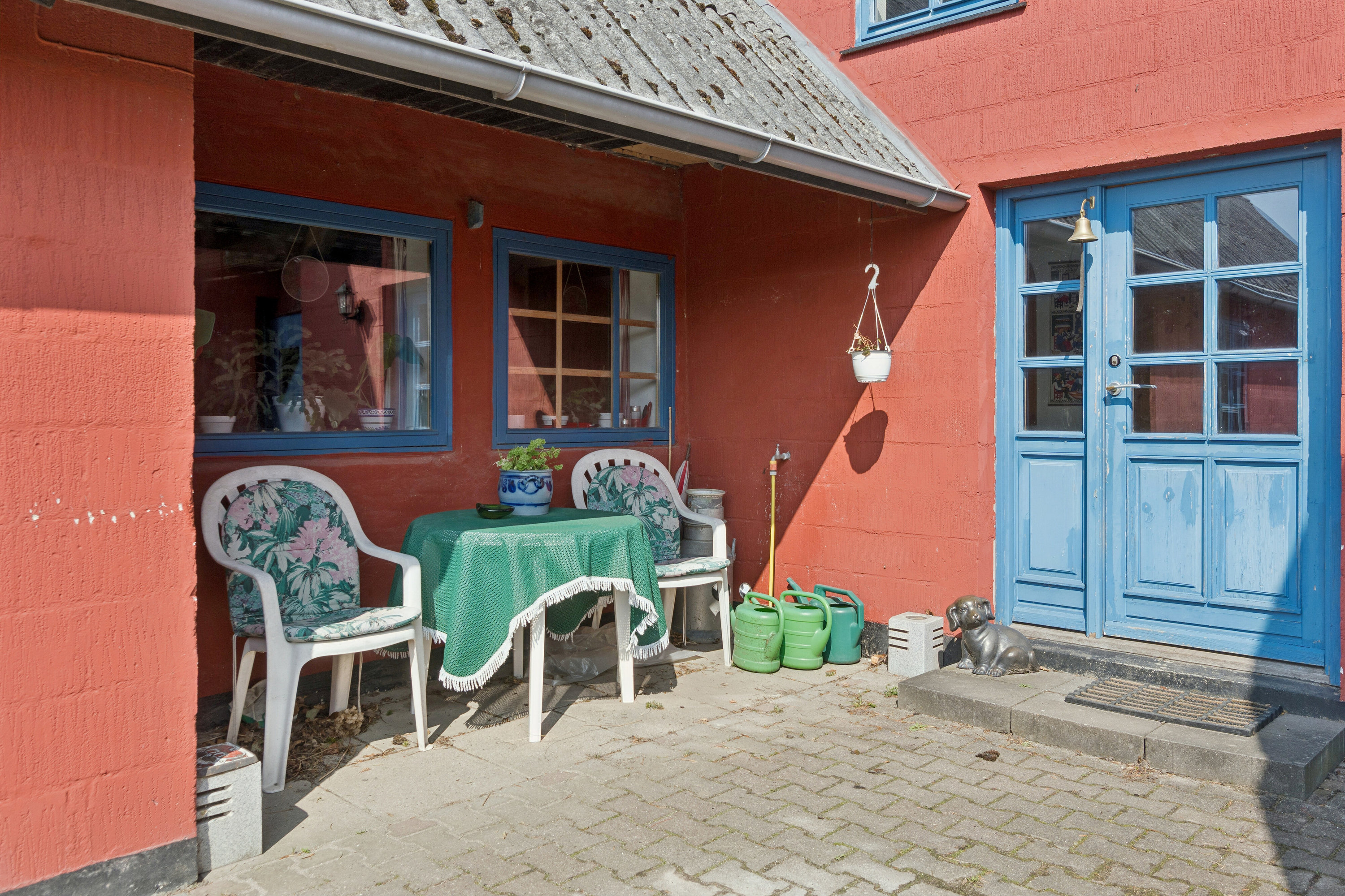 Fremhævet terrasse billede i fuldskærmstilstand. Billede af Rendebakken 11, Gelsted, 4160 Herlufmagle