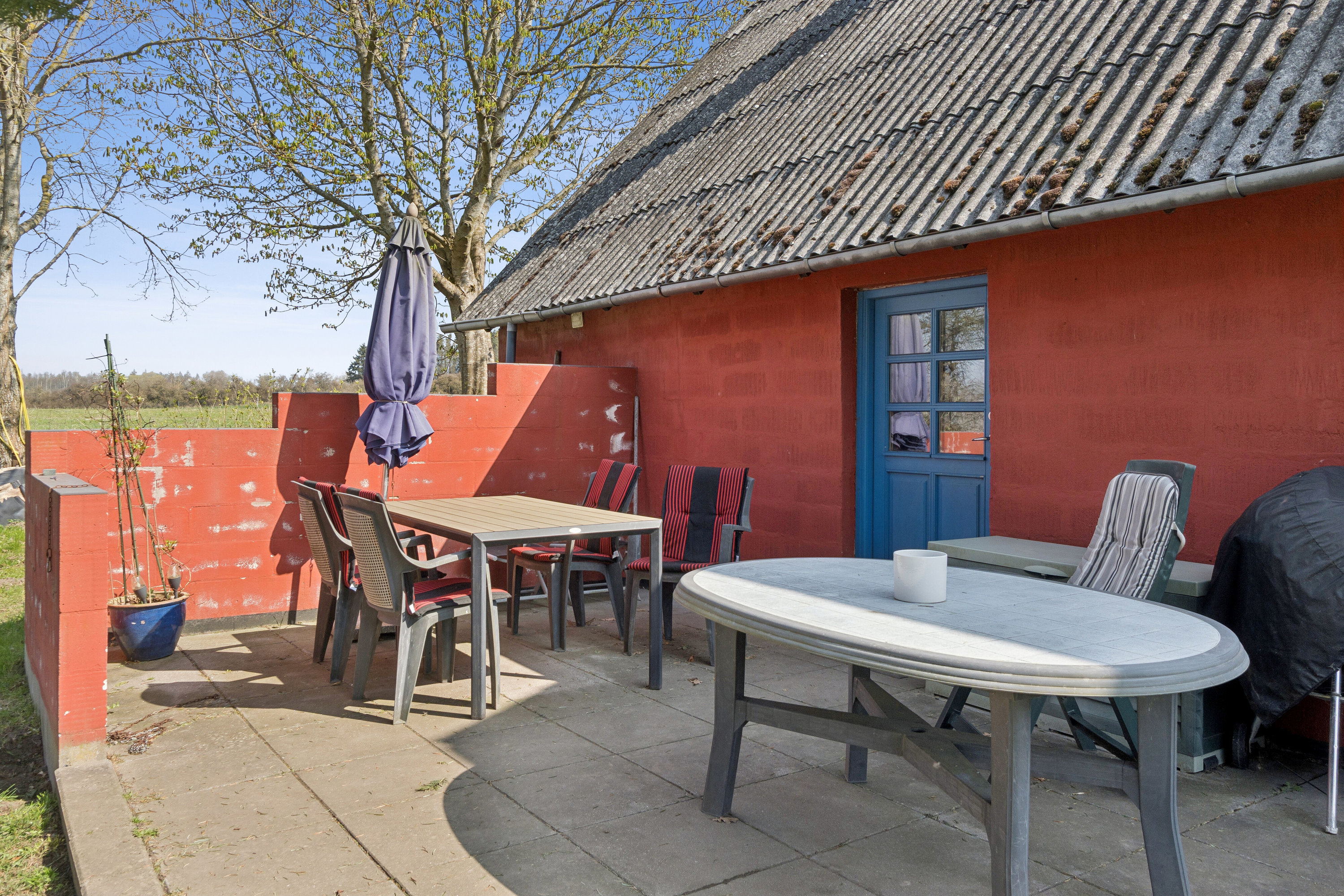 Fremhævet terrasse billede i fuldskærmstilstand. Billede af Rendebakken 11, Gelsted, 4160 Herlufmagle