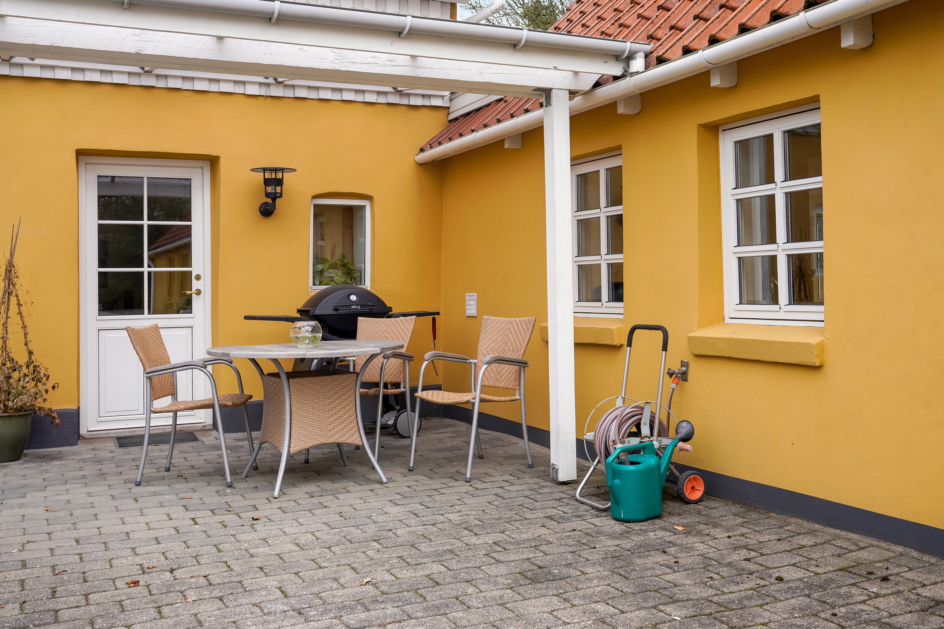 Fremhævet terrasse billede i fuldskærmstilstand. Billede af Saksmosevej 7, 7300 Jelling