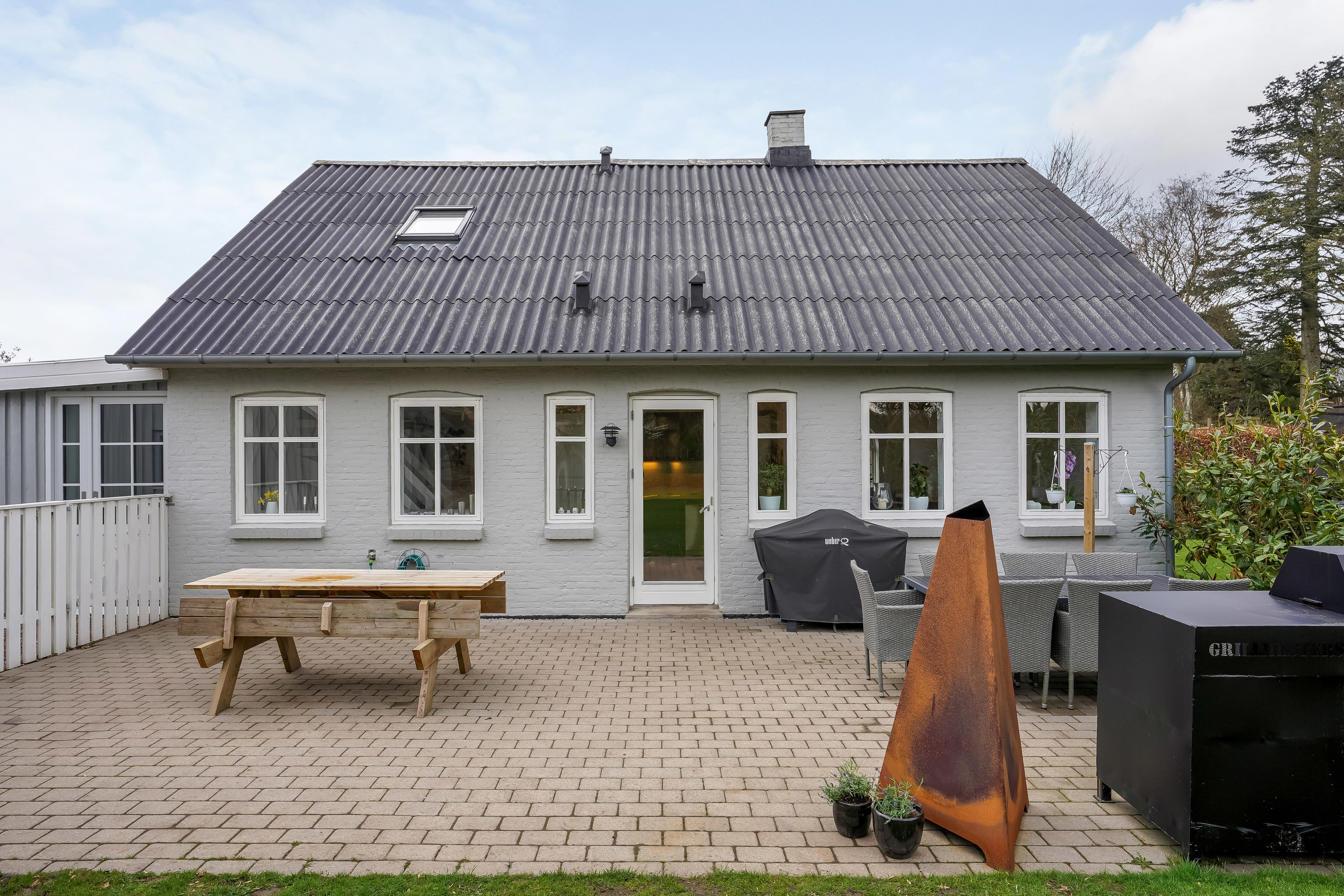 Fremhævet terrasse billede i fuldskærmstilstand. Billede af Burgårdevej 26, Vinding, 8654 Bryrup