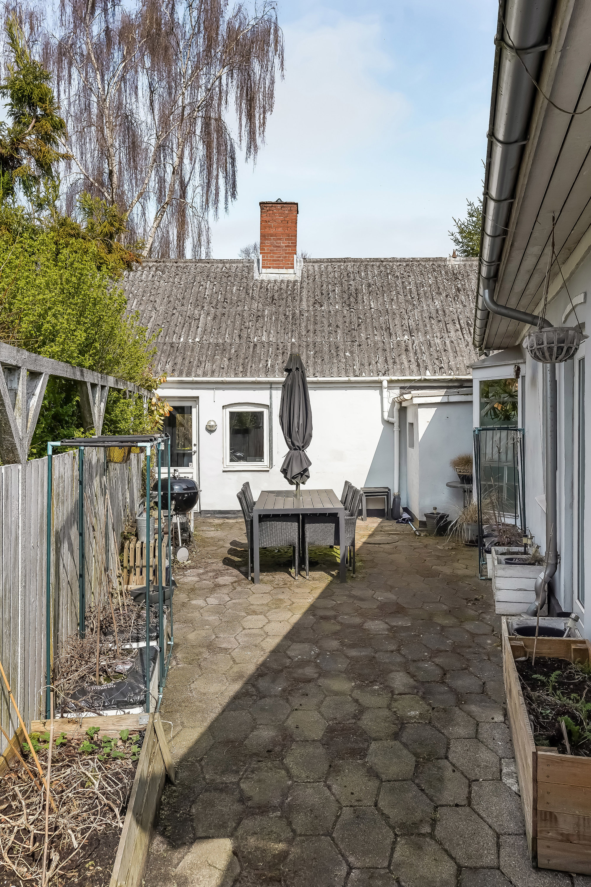 Fremhævet terrasse billede i fuldskærmstilstand. Billede af Hesselballevej 30, 7171 Uldum