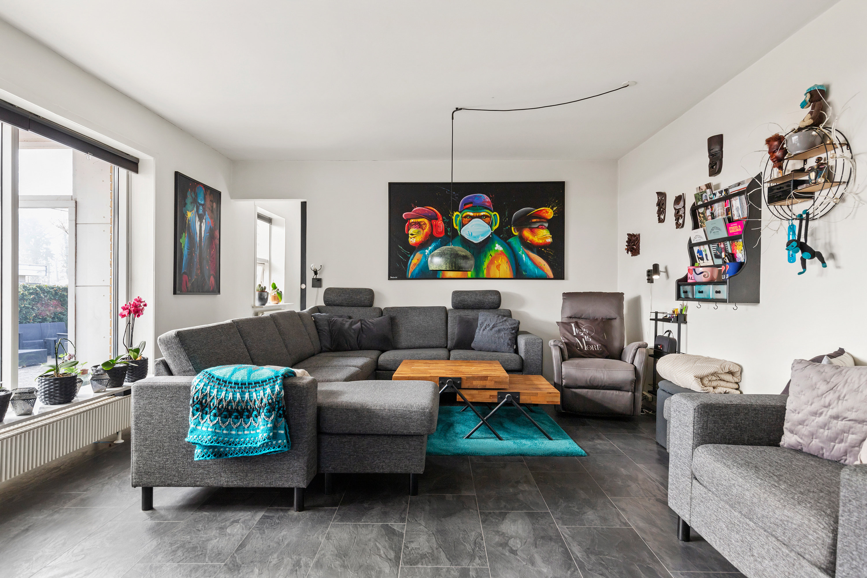 Fremhævet stue billede i fuldskærmstilstand. Billede af Sommervænget 3, 9700 Brønderslev