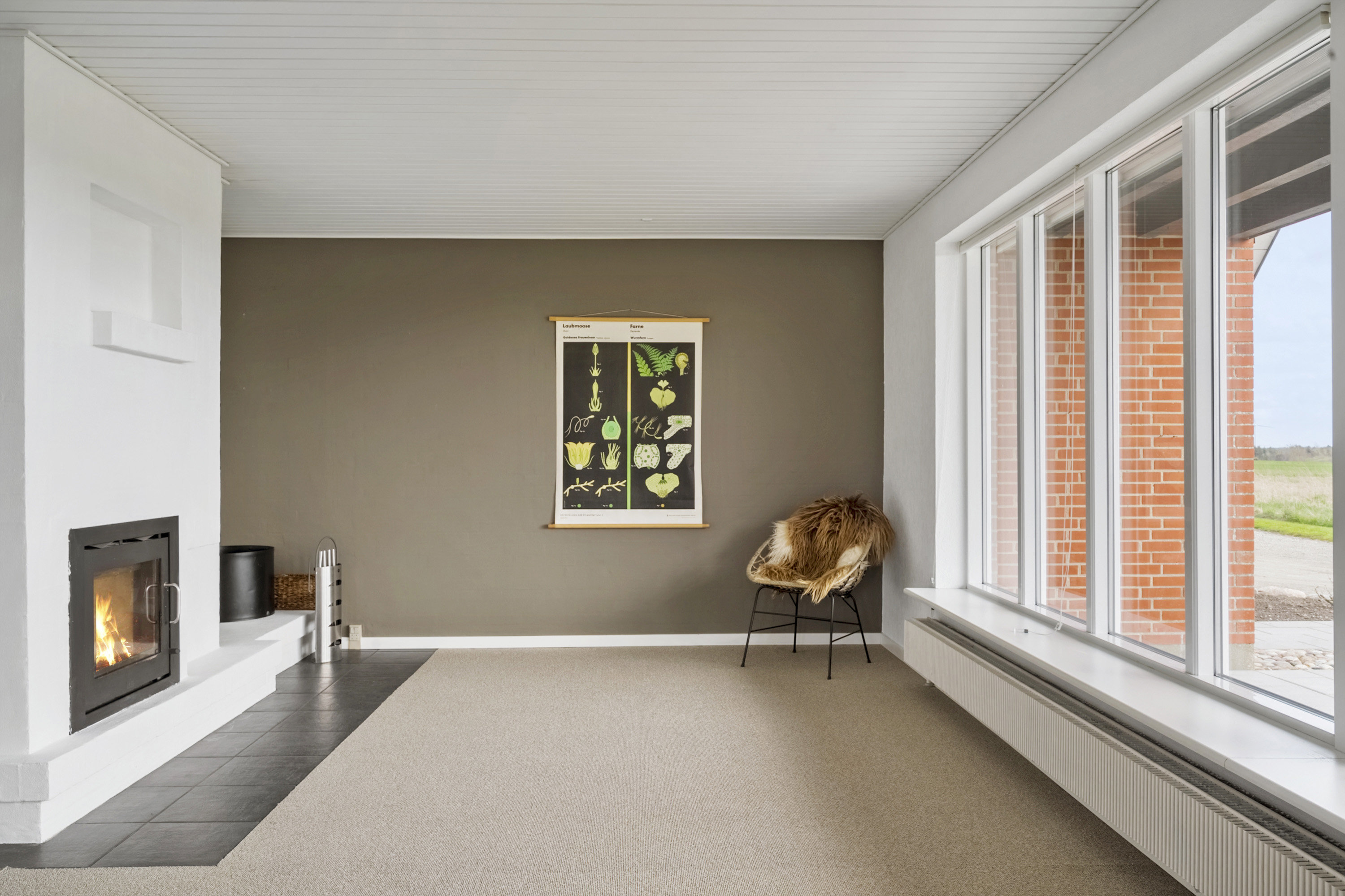 Fremhævet stue billede i fuldskærmstilstand. Billede af Ejsingholmvej 14, Ejsingholm, 7830 Vinderup