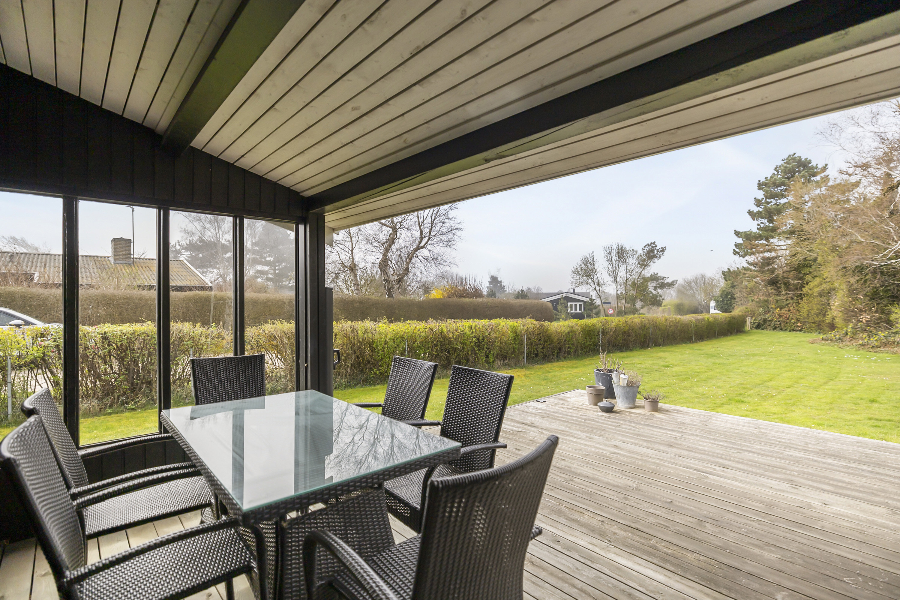 Fremhævet overdækket terrasse billede i fuldskærmstilstand. Billede af Diget 6, Kelstrup, 4200 Slagelse