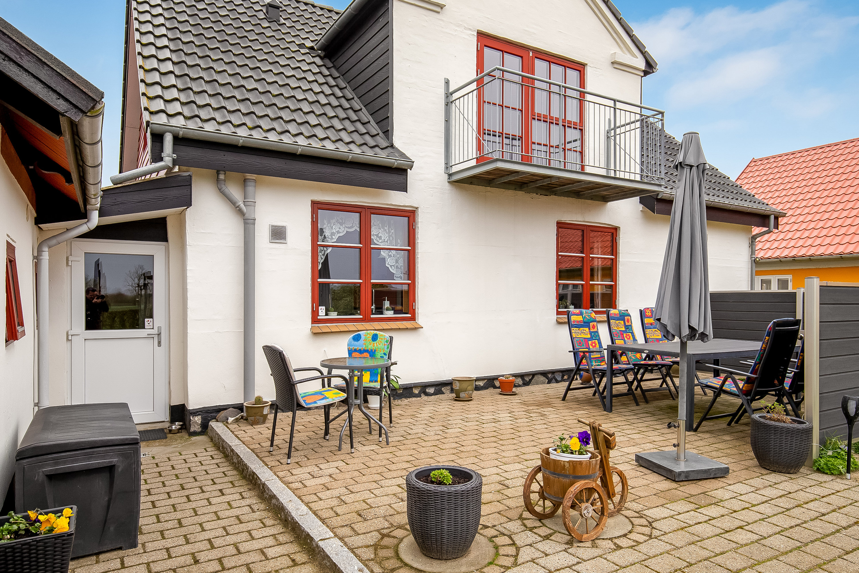 Fremhævet terrasse billede i fuldskærmstilstand. Billede af Tiufkærvej 133, Tiufkær, 7000 Fredericia