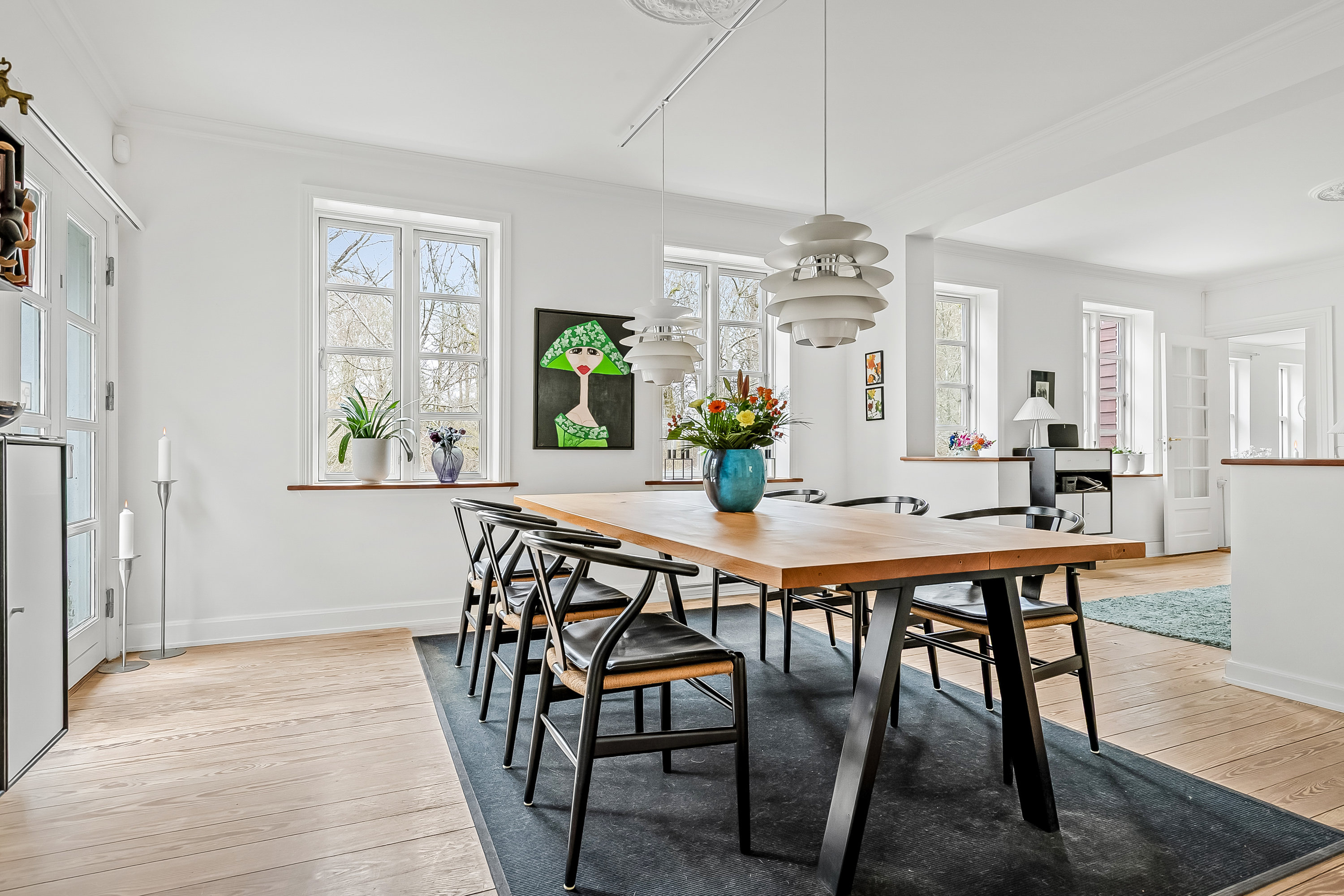 Fremhævet spisestue billede i fuldskærmstilstand. Billede af Stationsvej 44, Brejning, 7080 Børkop