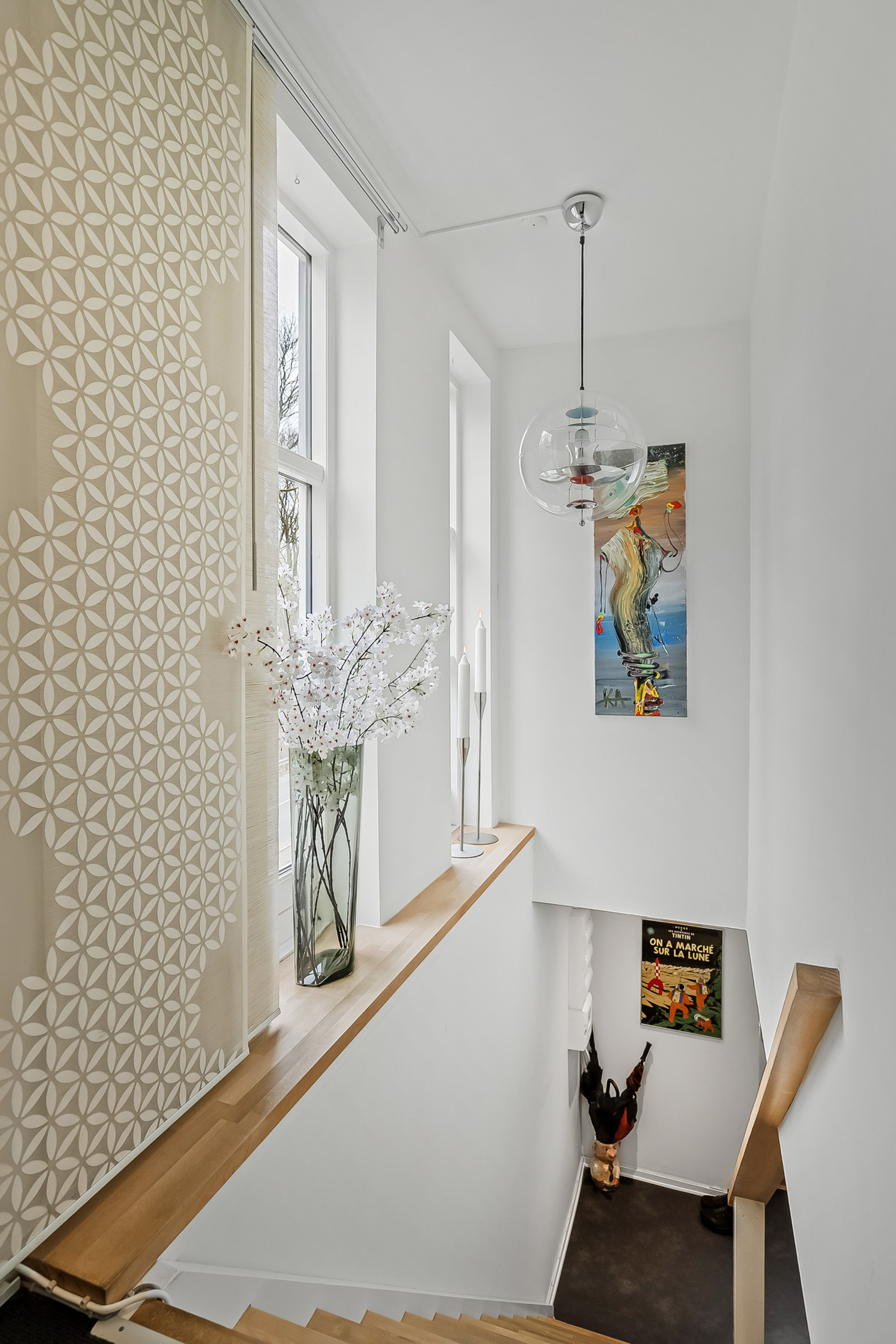 Fremhævet trappe billede i fuldskærmstilstand. Billede af Stationsvej 44, Brejning, 7080 Børkop