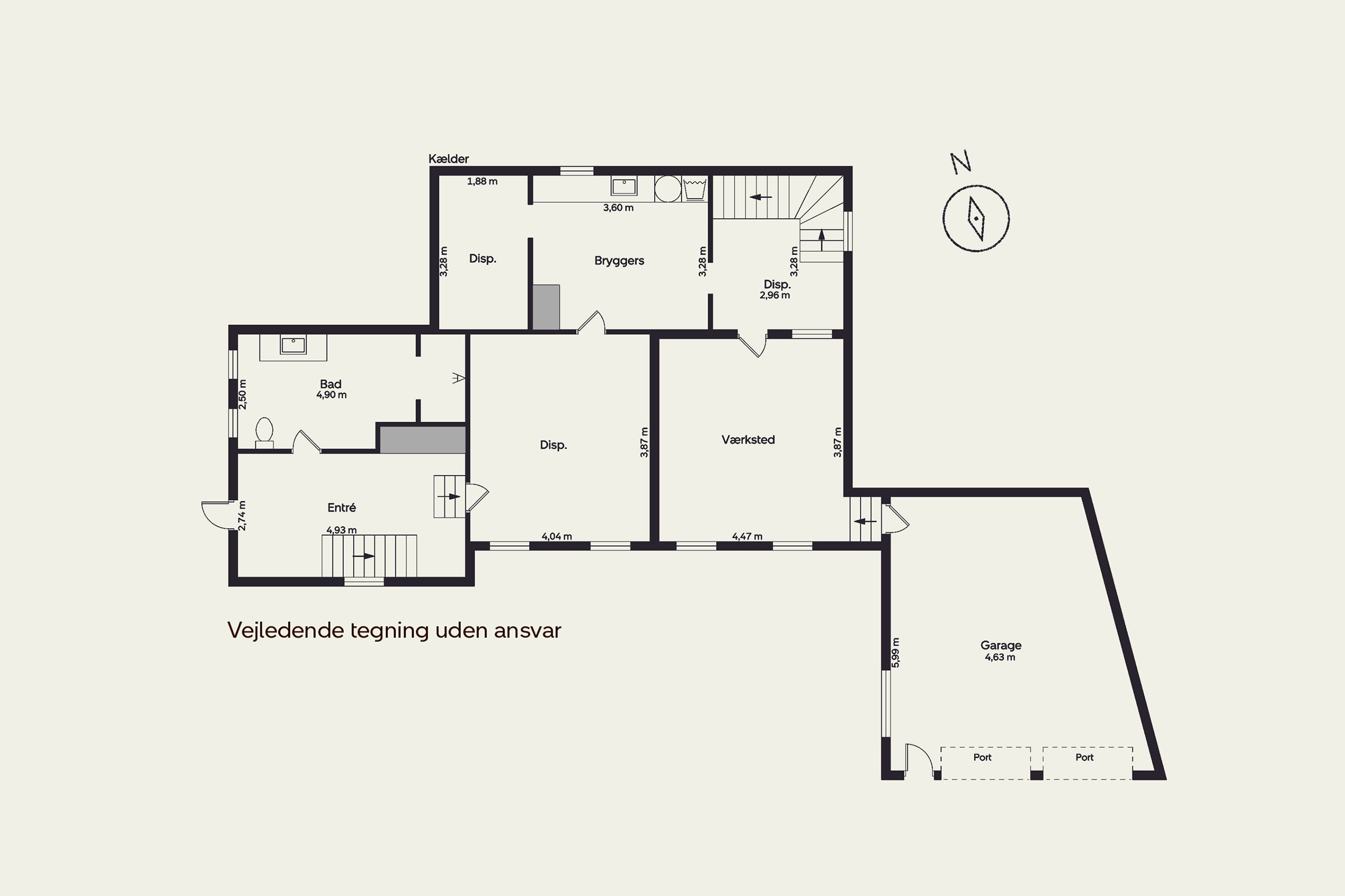 Plantegninger billede af Stationsvej 44, Brejning, 7080 Børkop