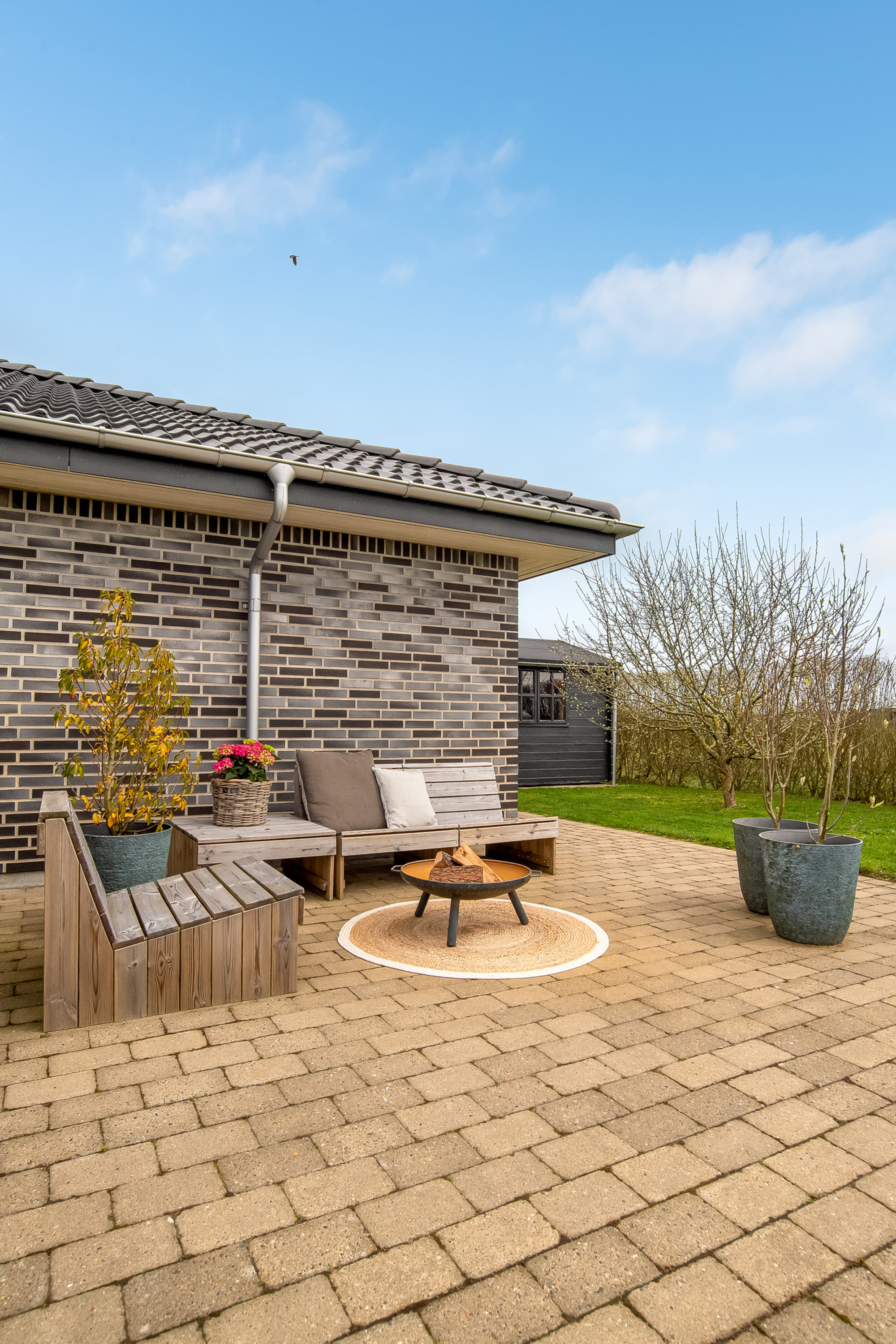 Fremhævet terrasse billede i fuldskærmstilstand. Billede af Kusken 58, Mejrup, 7500 Holstebro