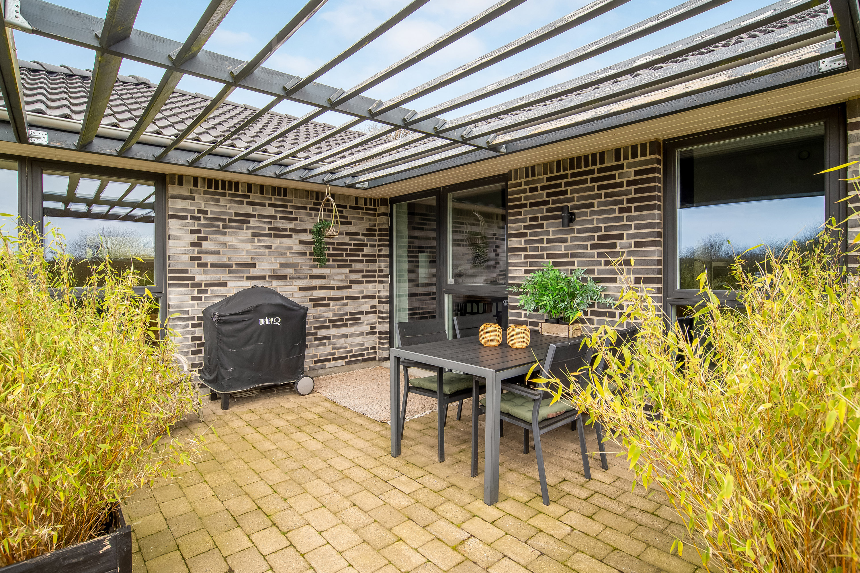 Fremhævet terrasse billede i fuldskærmstilstand. Billede af Kusken 58, Mejrup, 7500 Holstebro