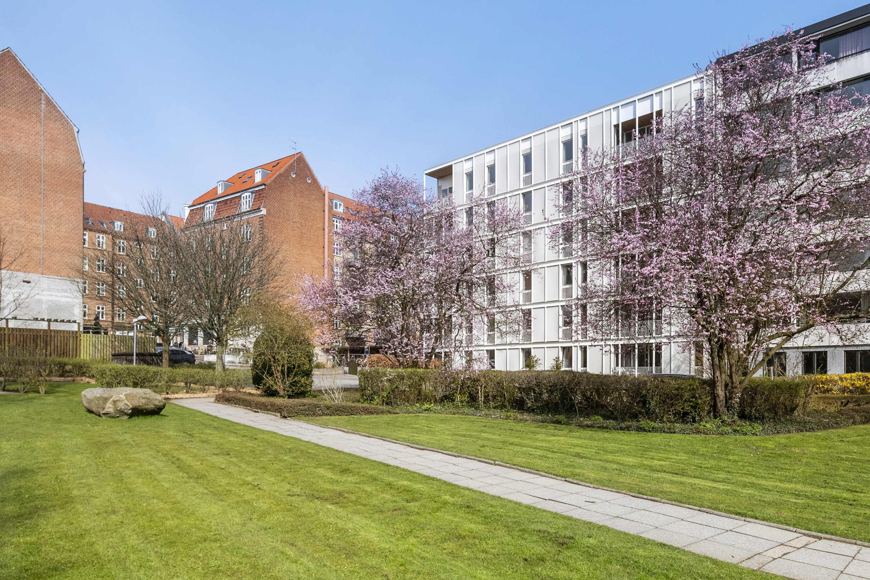 Fremhævet ejendommen billede i fuldskærmstilstand. Billede af Edouard Suensons Gade 10, 1. 2., Trøjborg, 8200 Aarhus N