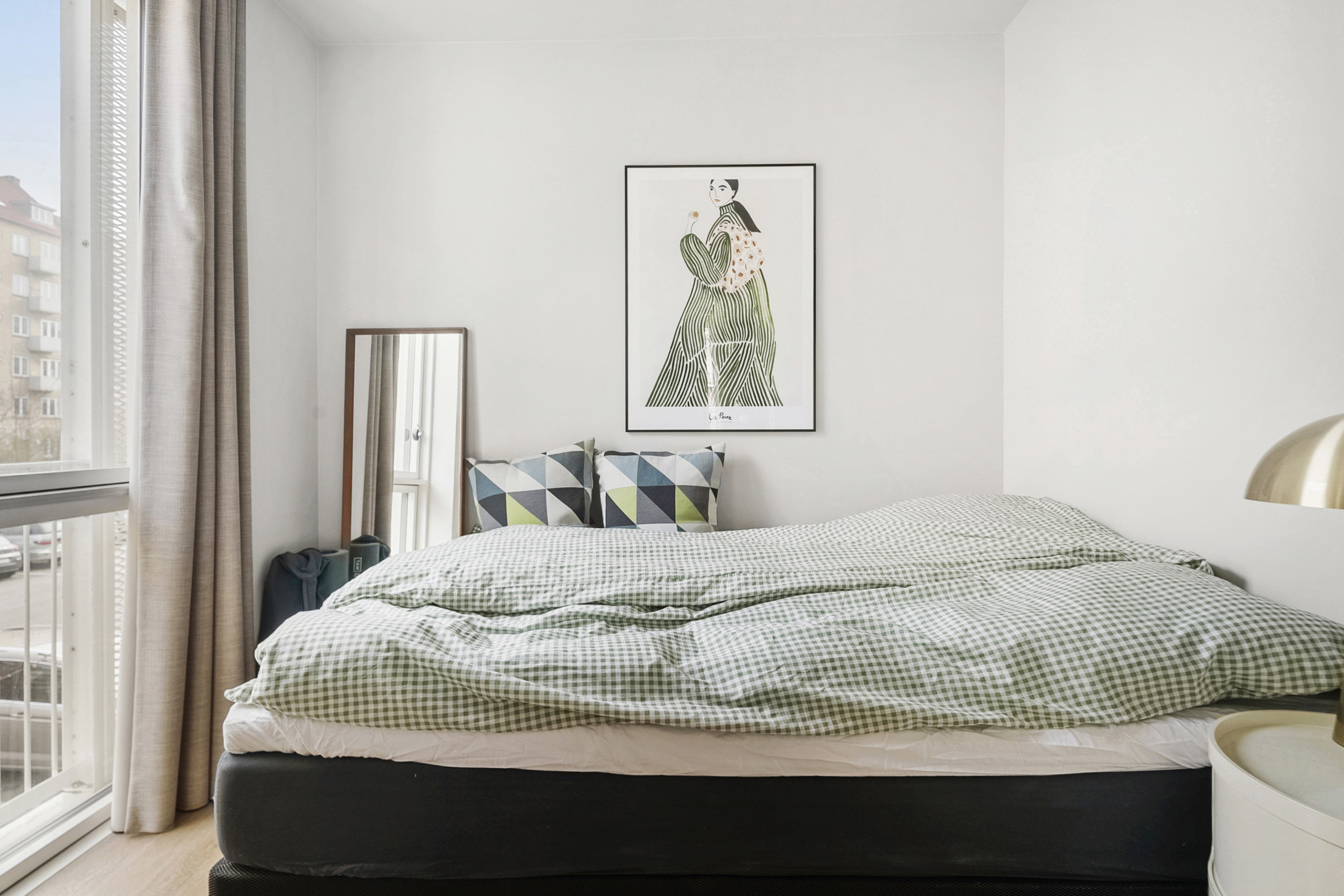 Fremhævet soveværelse billede i fuldskærmstilstand. Billede af Edouard Suensons Gade 10, 1. 2., Trøjborg, 8200 Aarhus N