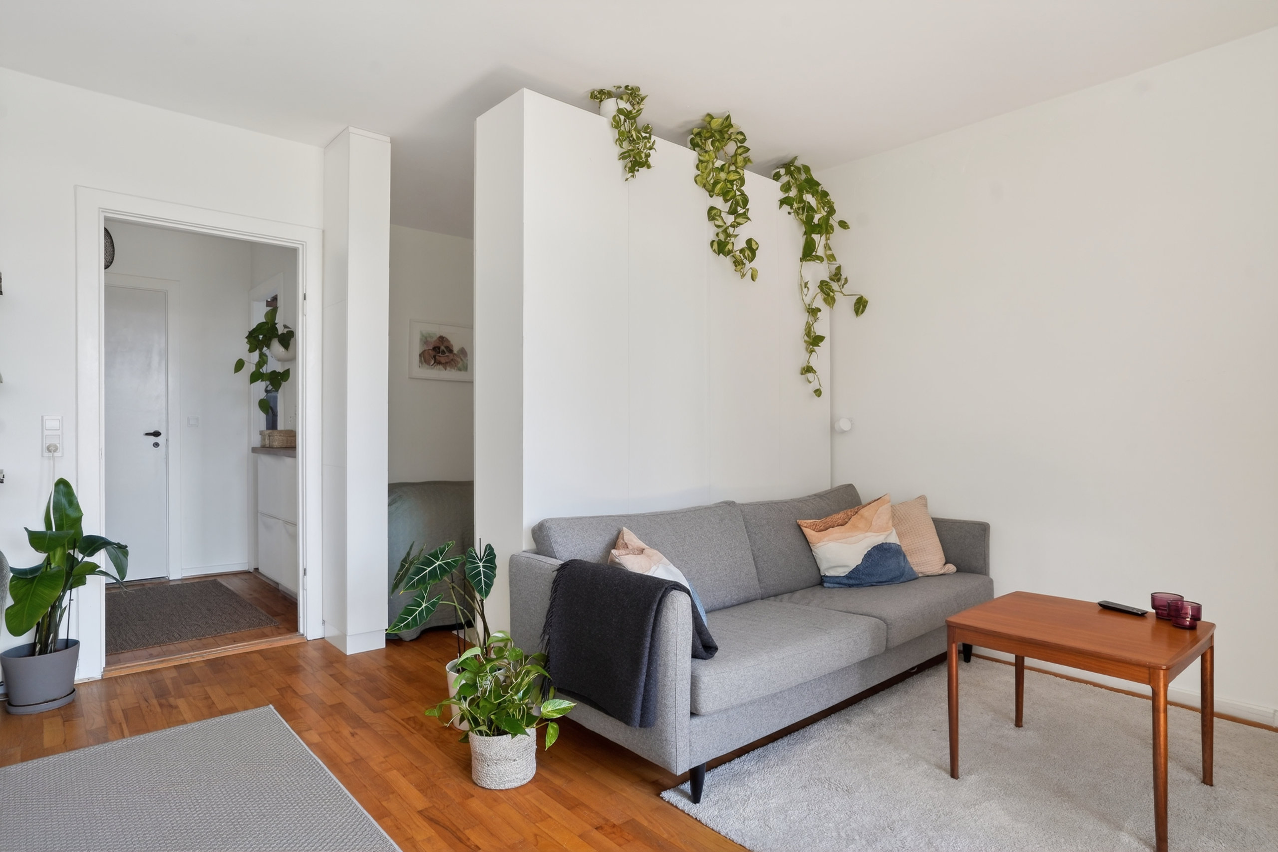 Fremhævet stue billede i fuldskærmstilstand. Billede af Ericavej 165, 1. 208., 2820 Gentofte