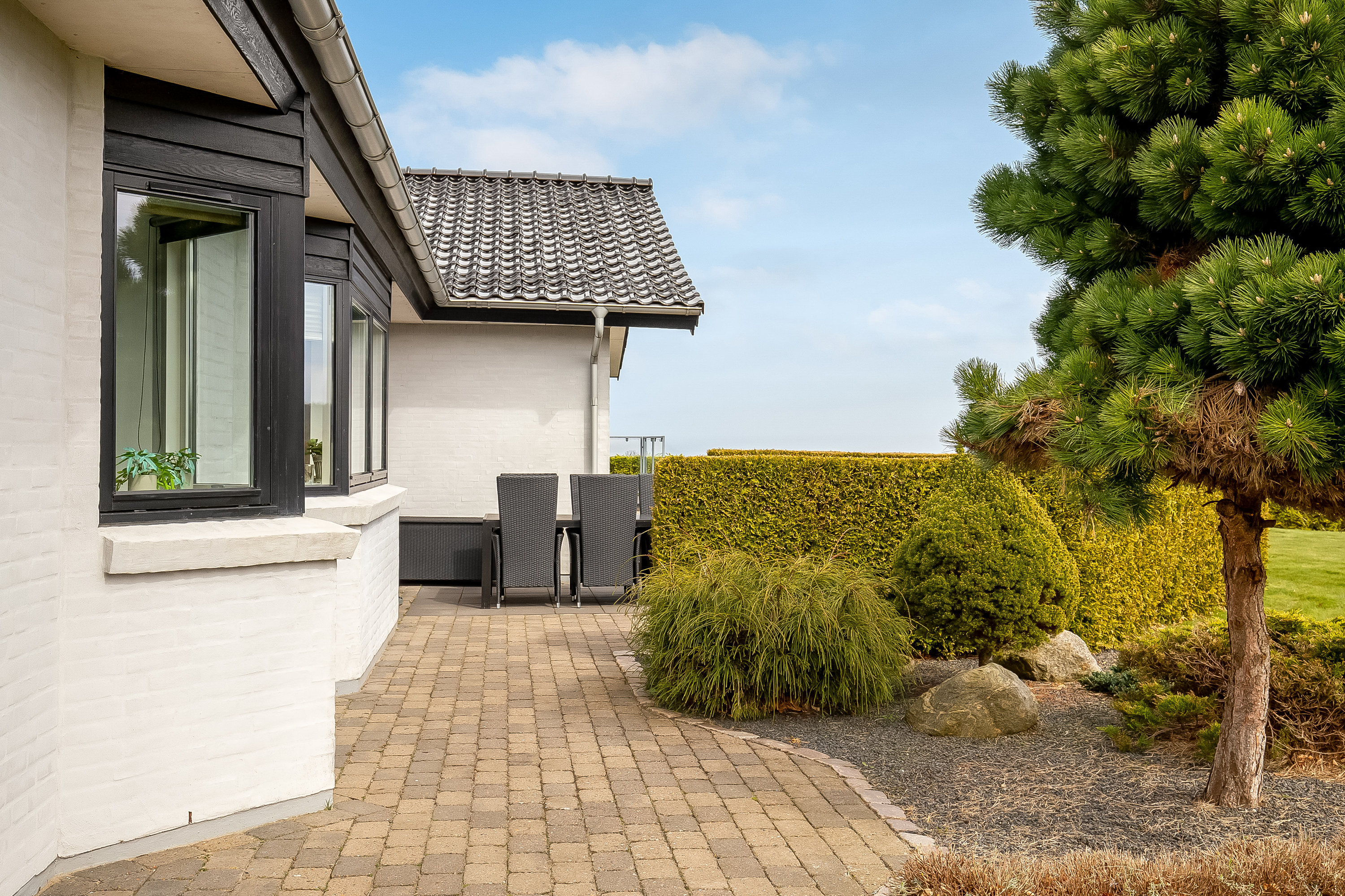 Fremhævet terrasse billede i fuldskærmstilstand. Billede af Skullebjerg Allé 27, Østerby, 7000 Fredericia