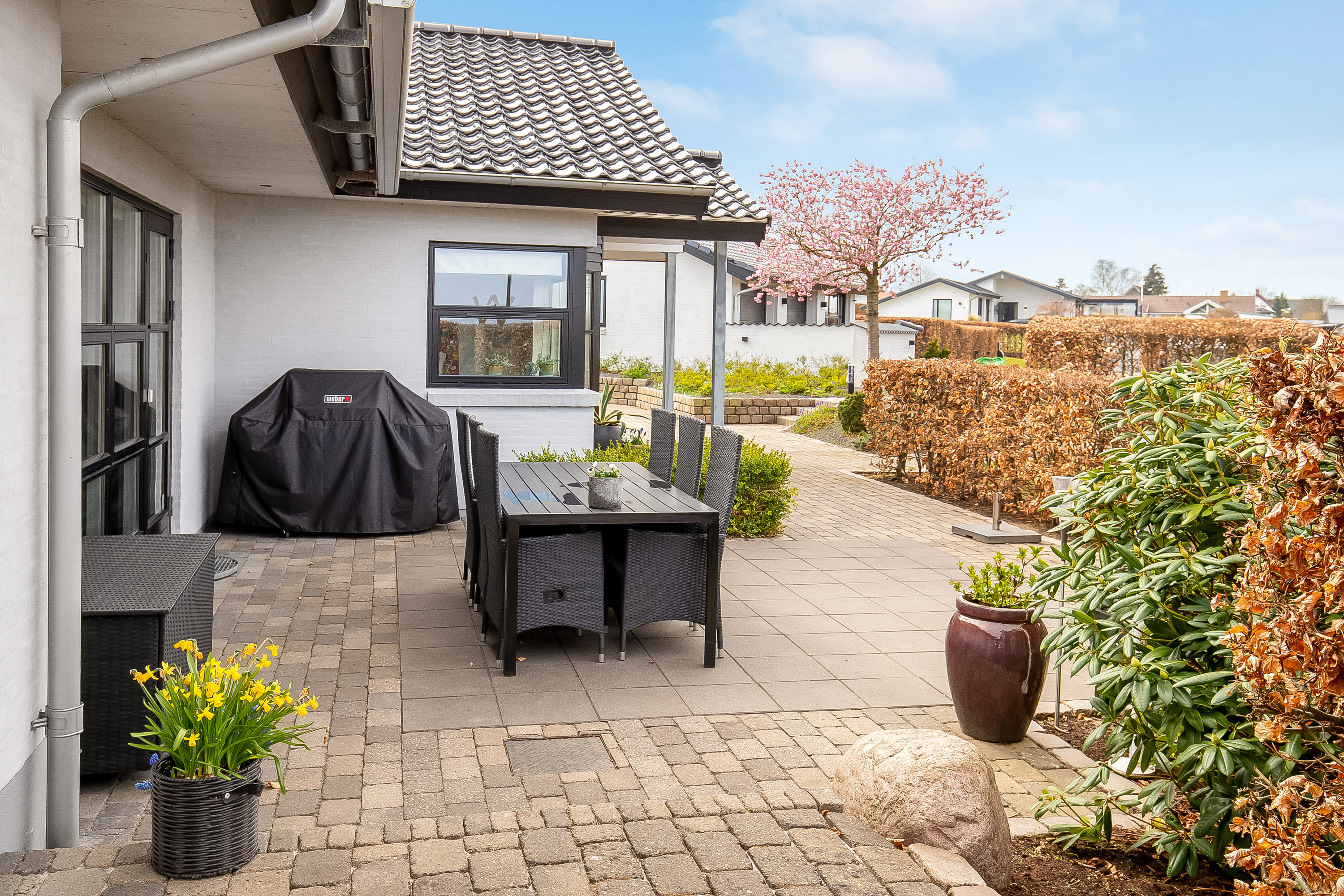 Fremhævet terrasse billede i fuldskærmstilstand. Billede af Skullebjerg Allé 27, Østerby, 7000 Fredericia