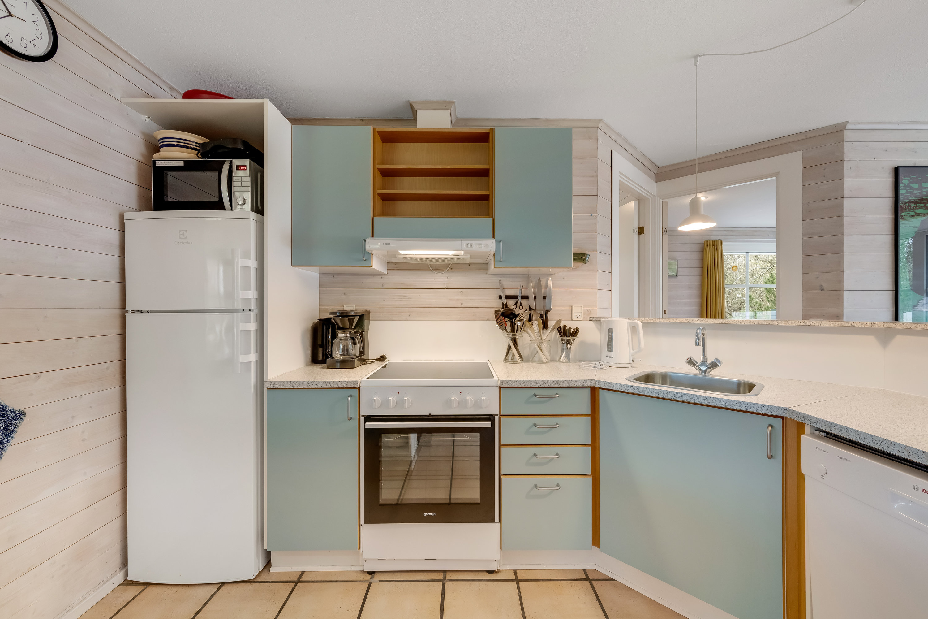 Fremhævet køkken billede i fuldskærmstilstand. Billede af Skovvang 26, Lønne, 6830 Nørre Nebel