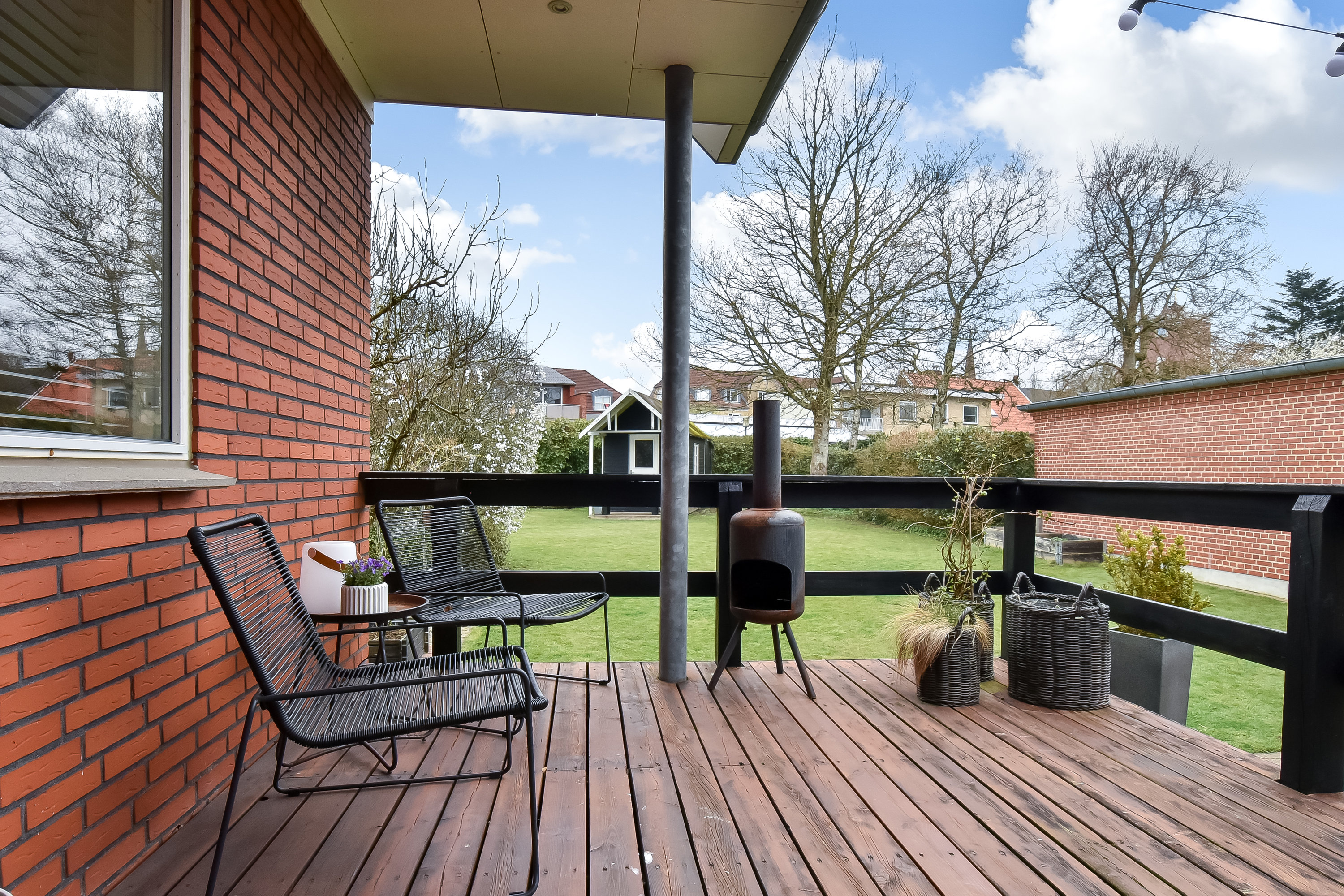 Fremhævet overdækket terrasse billede i fuldskærmstilstand. Billede af Danasvej 42, 7400 Herning