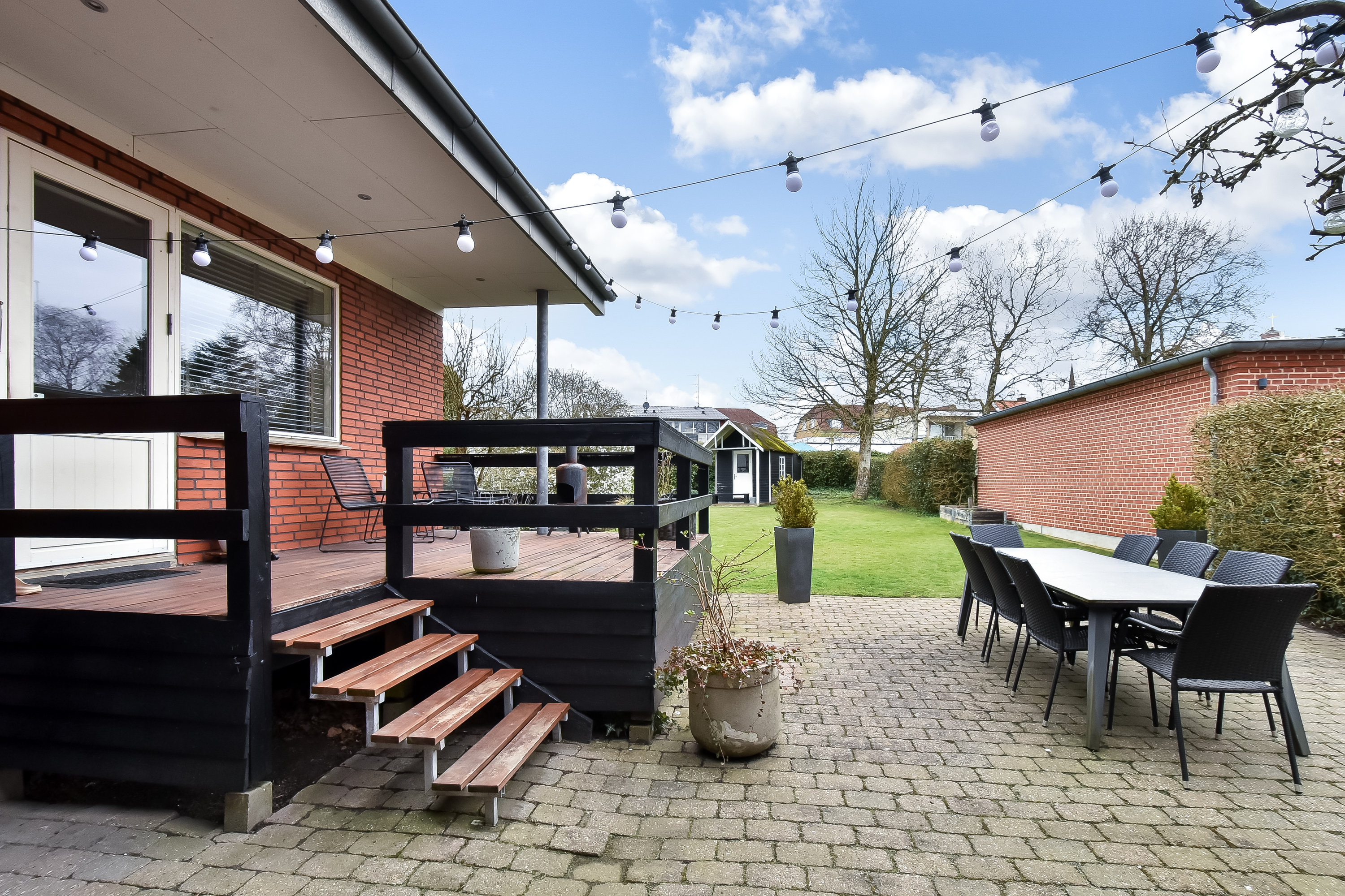 Fremhævet terrasse billede i fuldskærmstilstand. Billede af Danasvej 42, 7400 Herning