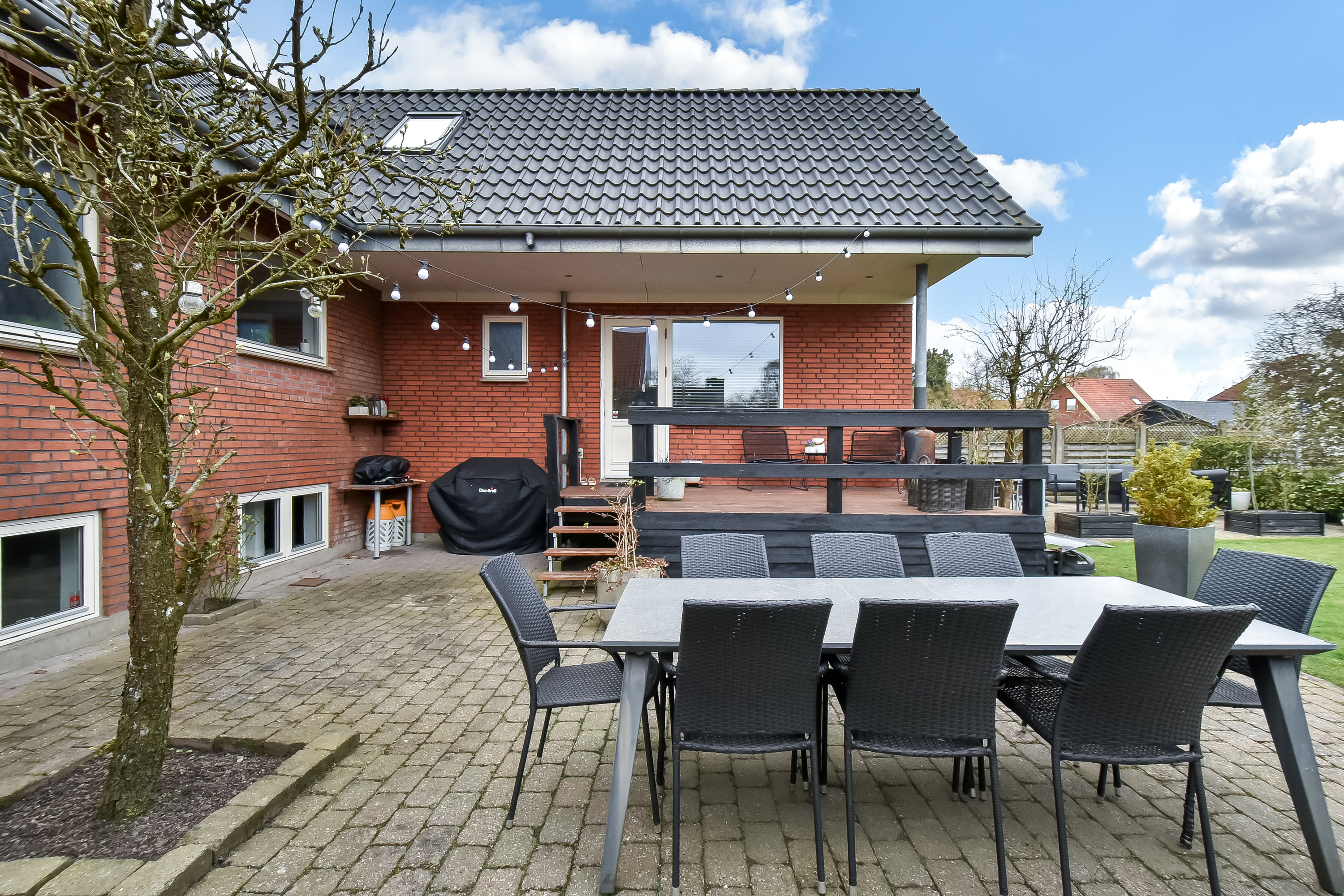 Fremhævet terrasse billede i fuldskærmstilstand. Billede af Danasvej 42, 7400 Herning