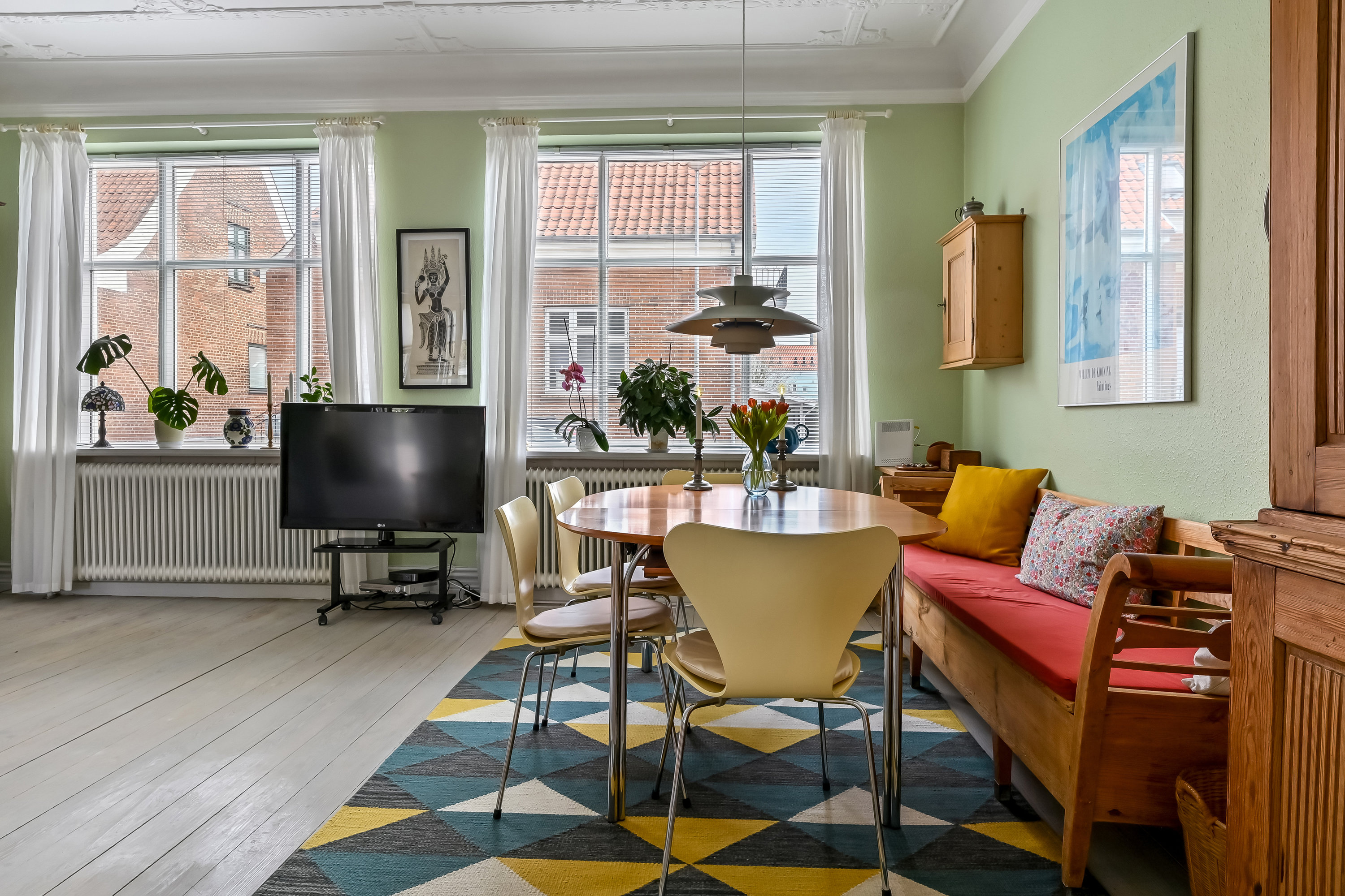 Fremhævet spisestue billede i fuldskærmstilstand. Billede af Mindegade 16, 7400 Herning