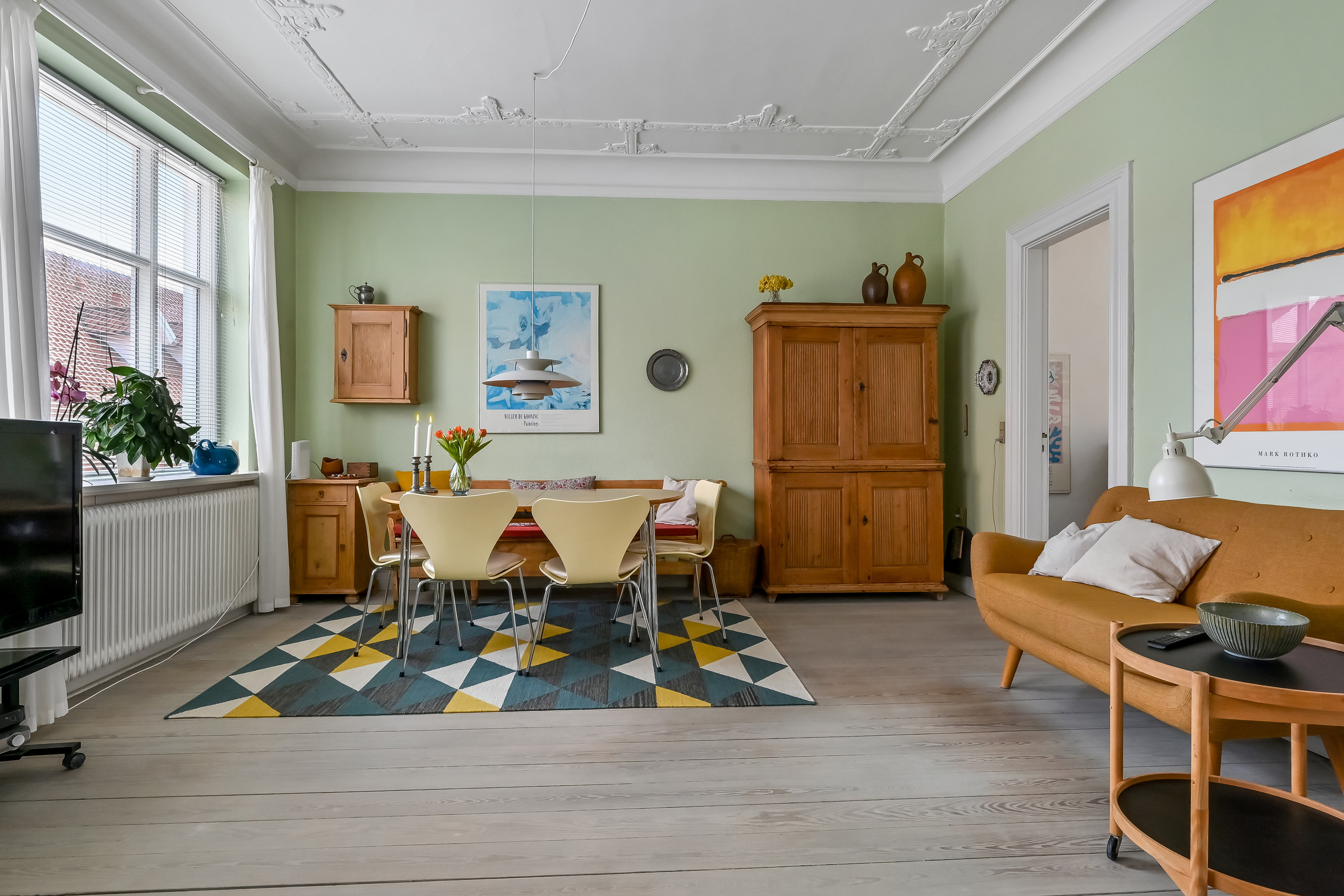 Fremhævet spisestue billede i fuldskærmstilstand. Billede af Mindegade 16, 7400 Herning