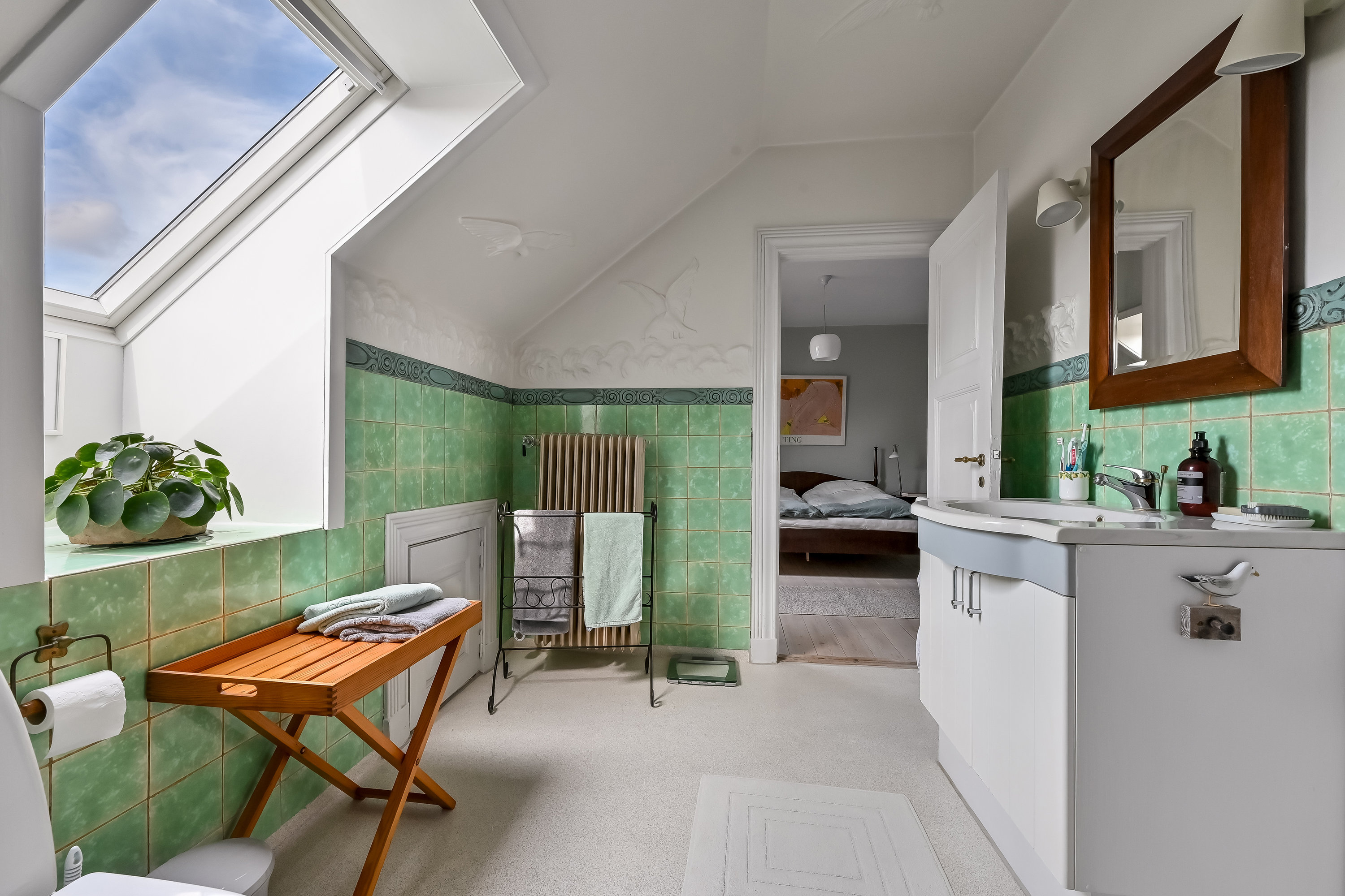 Fremhævet badeværelse billede i fuldskærmstilstand. Billede af Mindegade 16, 7400 Herning