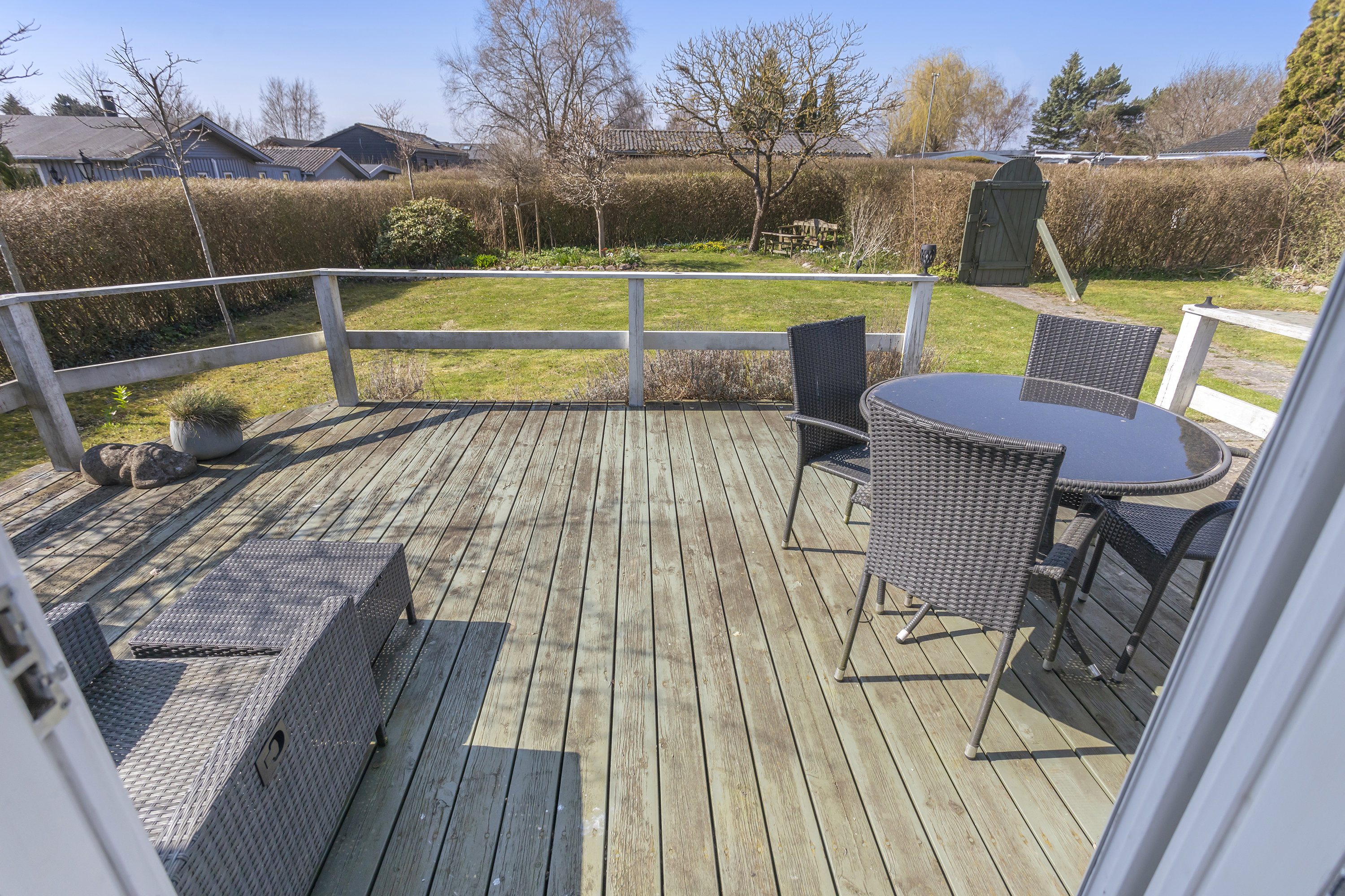 Fremhævet terrasse billede i fuldskærmstilstand. Billede af Asynjevej 40, 2740 Skovlunde
