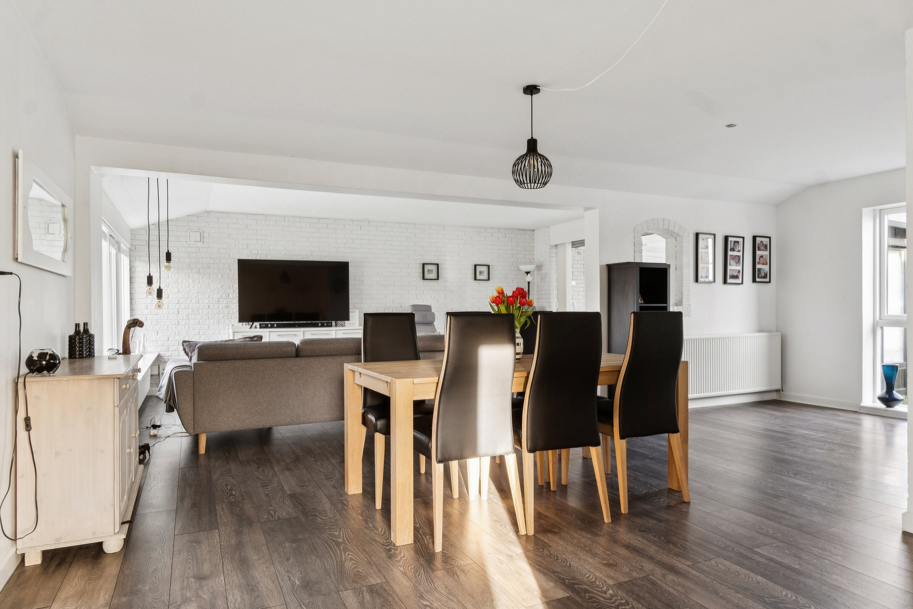 Fremhævet spisestue billede i fuldskærmstilstand. Billede af Jasminvej 31, 4200 Slagelse