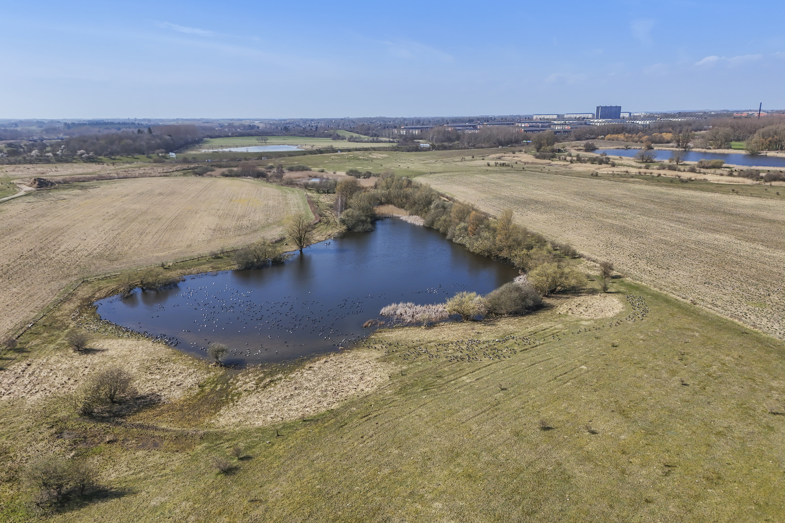 Fremhævet luftfoto billede i fuldskærmstilstand. Billede af Asynjevej 47, 2740 Skovlunde