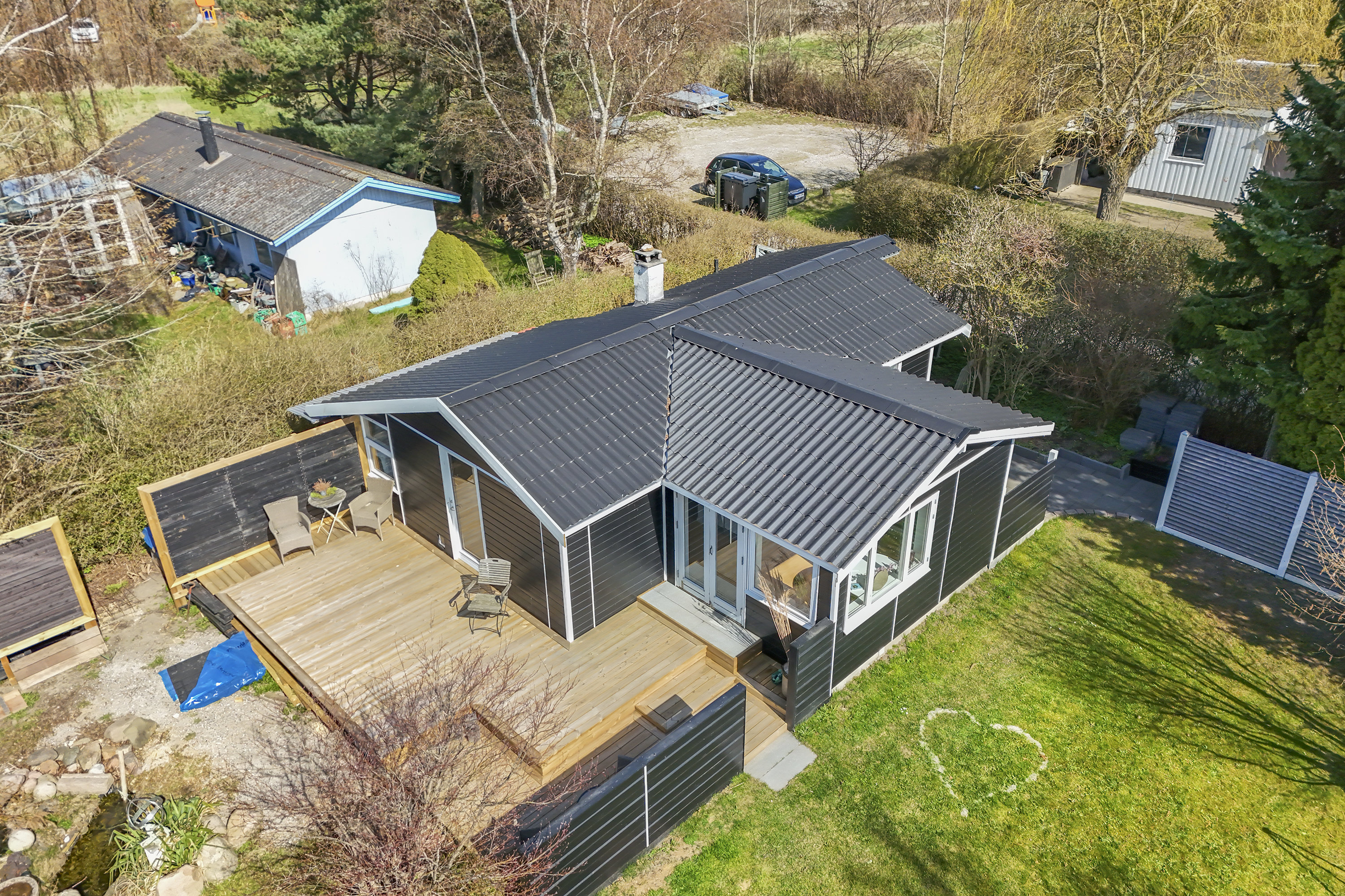 Fremhævet facade billede i fuldskærmstilstand. Billede af Asynjevej 47, 2740 Skovlunde