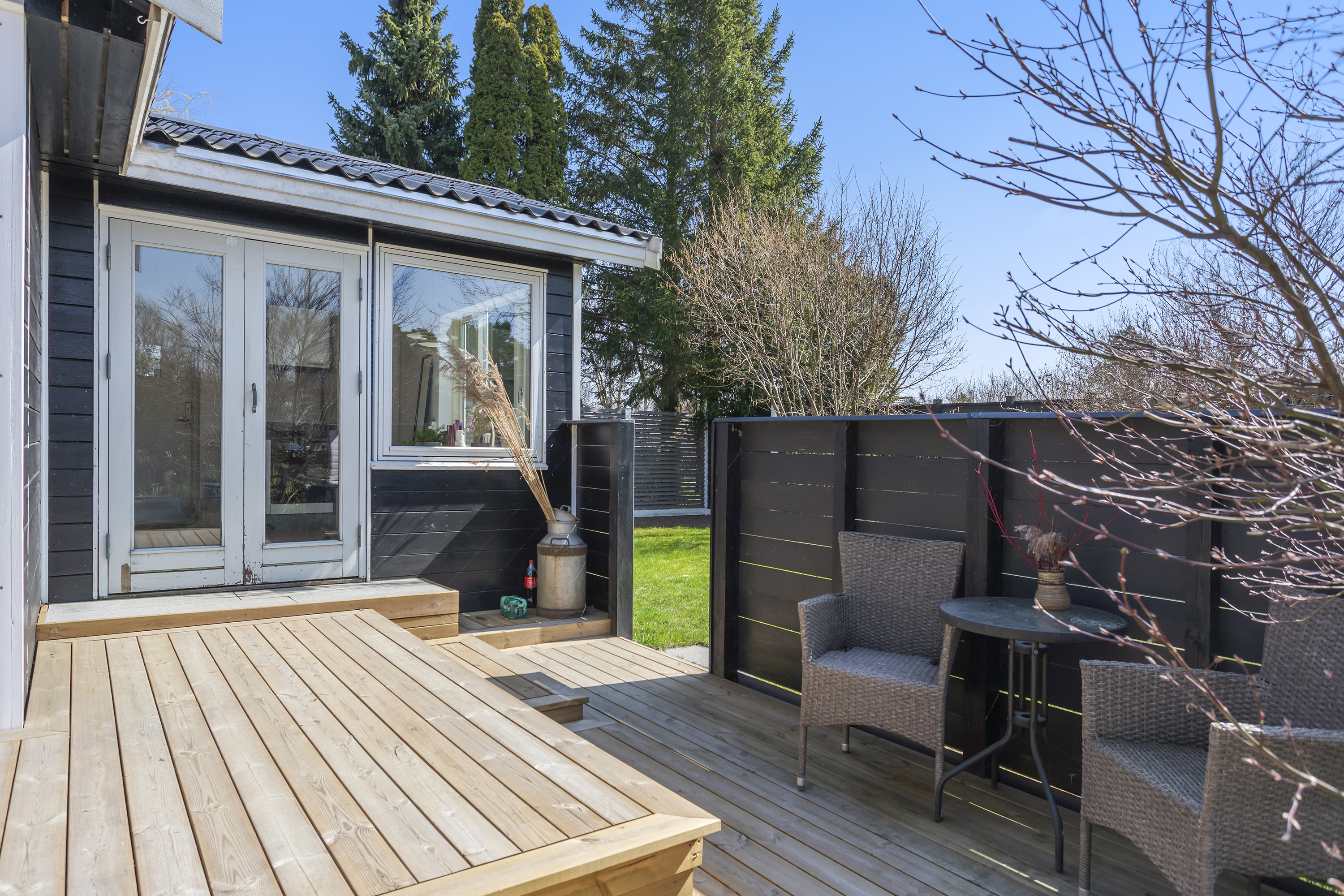 Fremhævet terrasse billede i fuldskærmstilstand. Billede af Asynjevej 47, 2740 Skovlunde